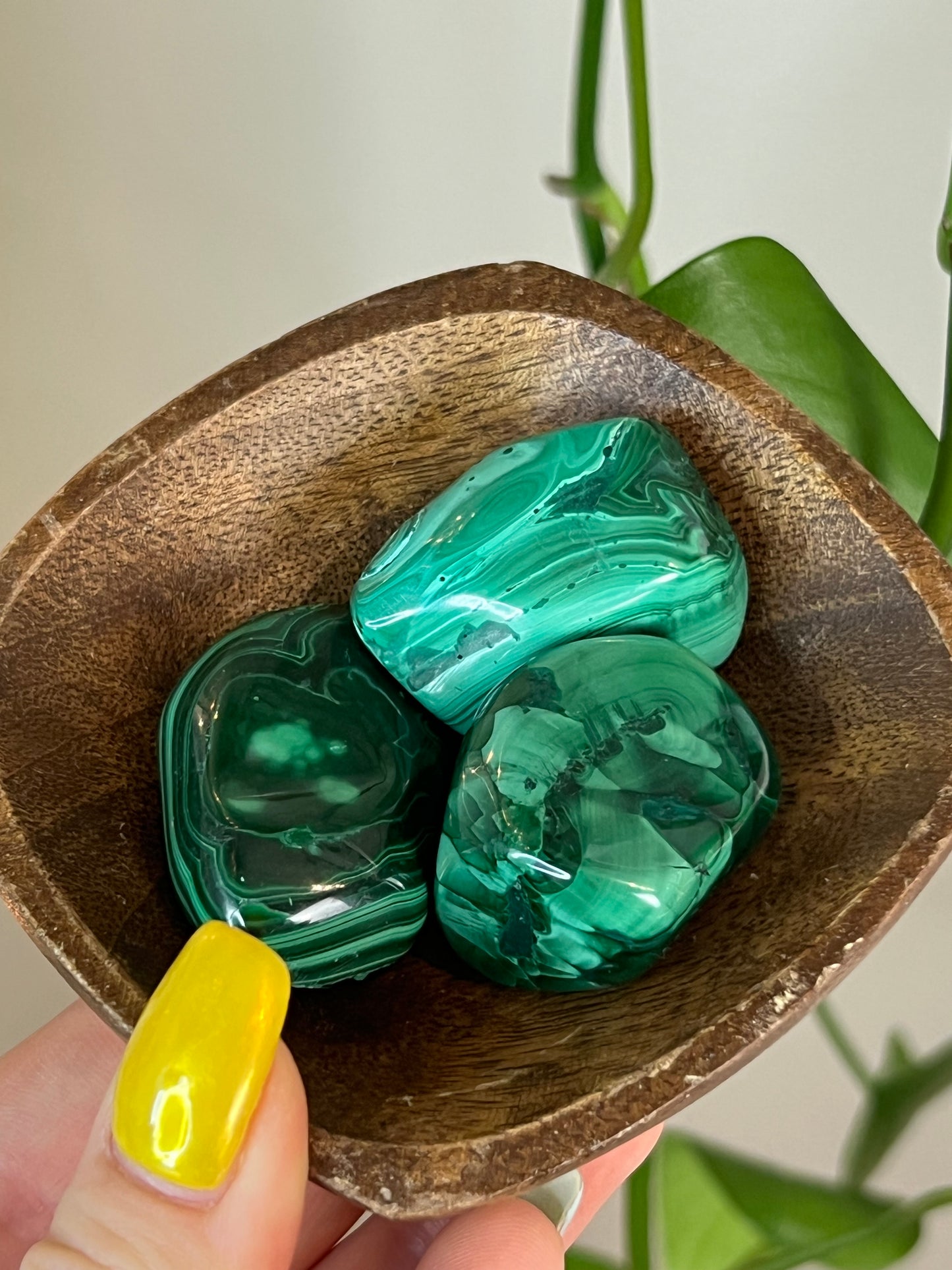 Malachite Tumbled