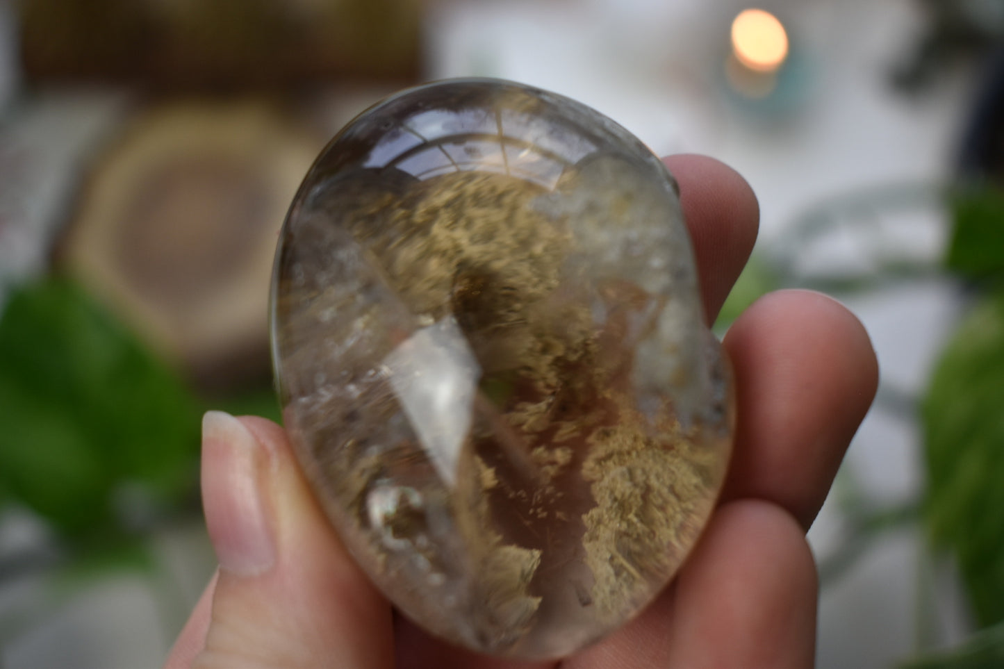 Smoky Garden Quartz Lense