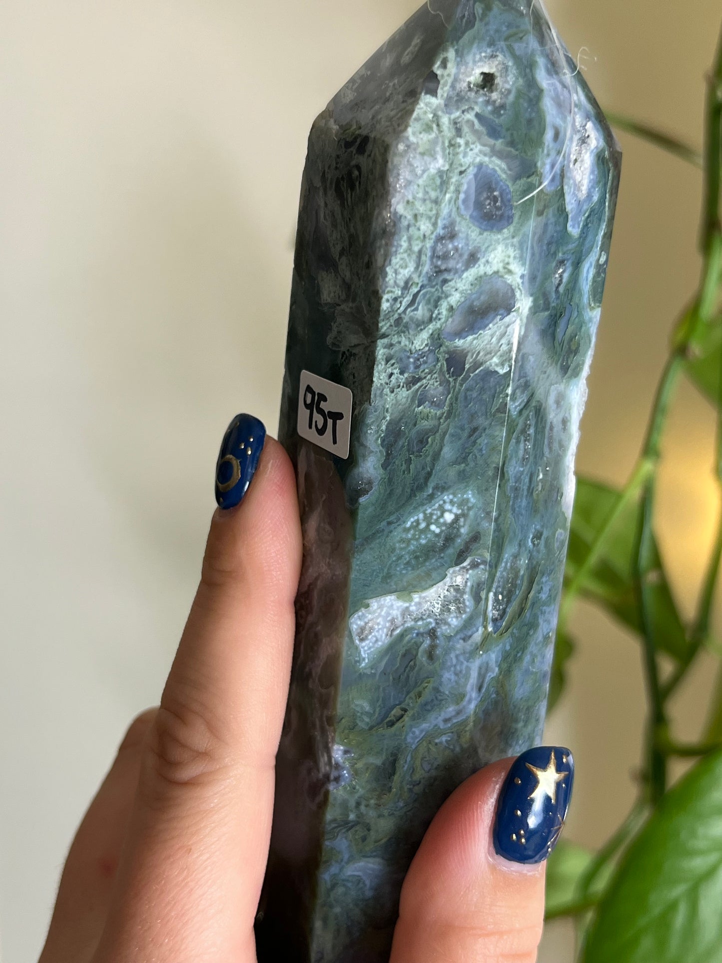Moss Agate Large Statement Tower - T