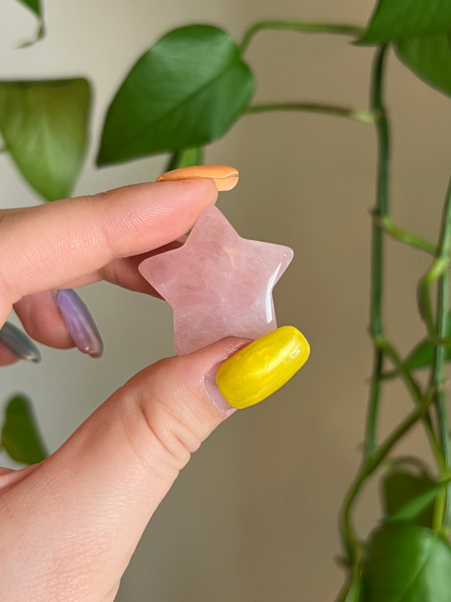 Rose Quartz Small Star