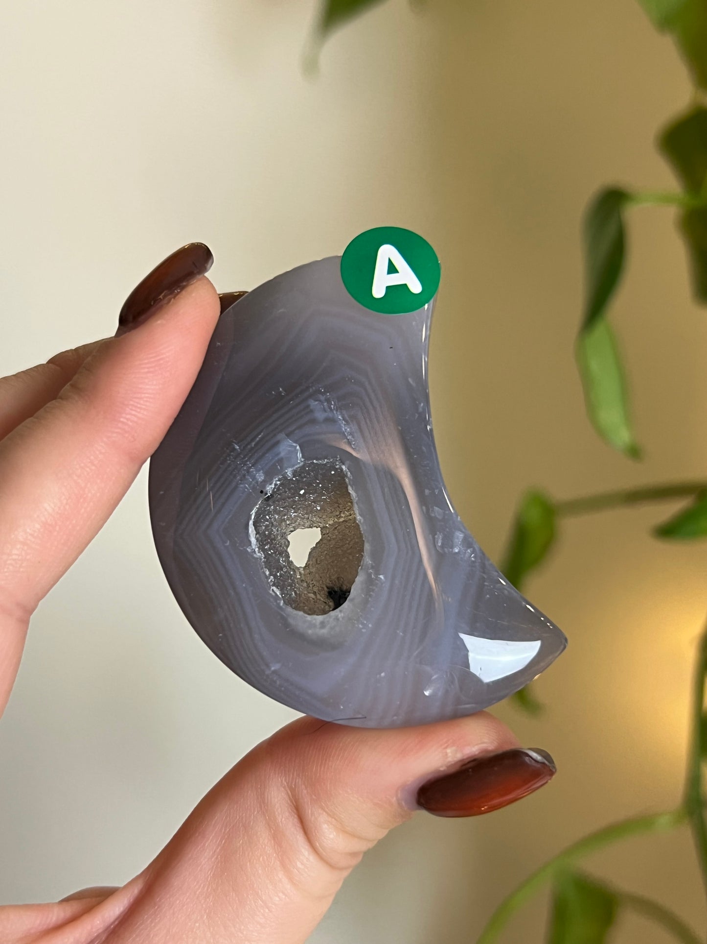 Druzy Agate Moon - Choose Your Ownđ