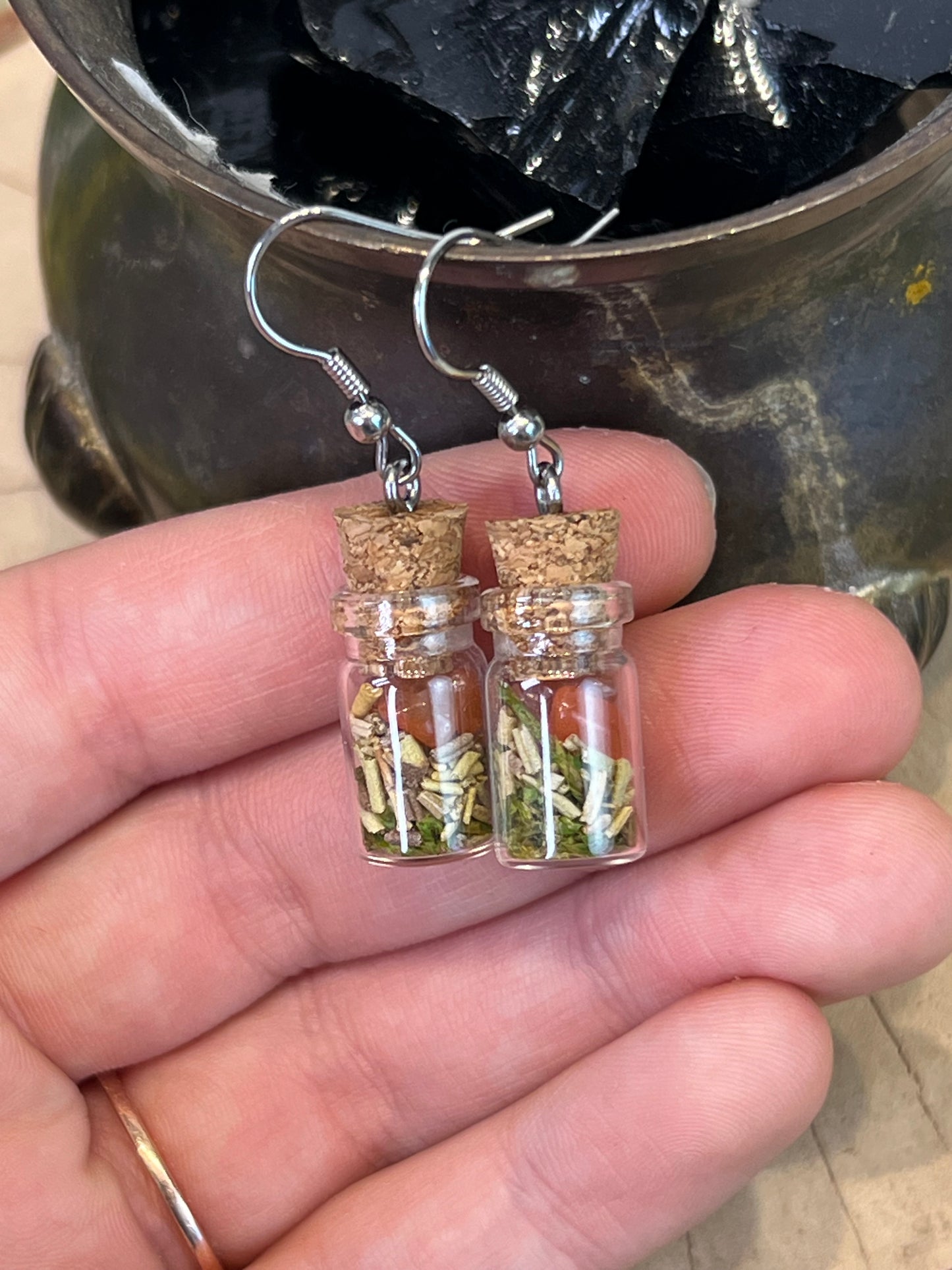 Creativity - Spell Jar Earrings