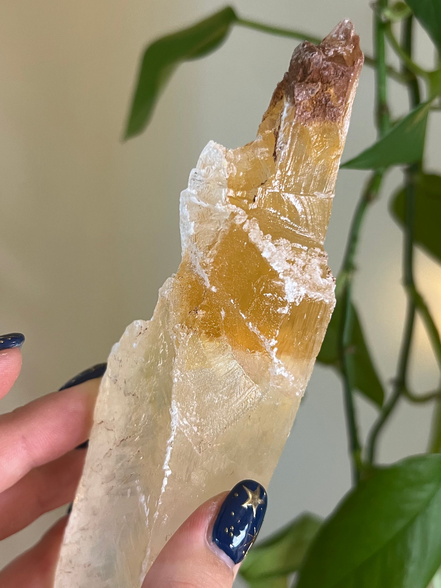 Golden Phantom Selenite Slab