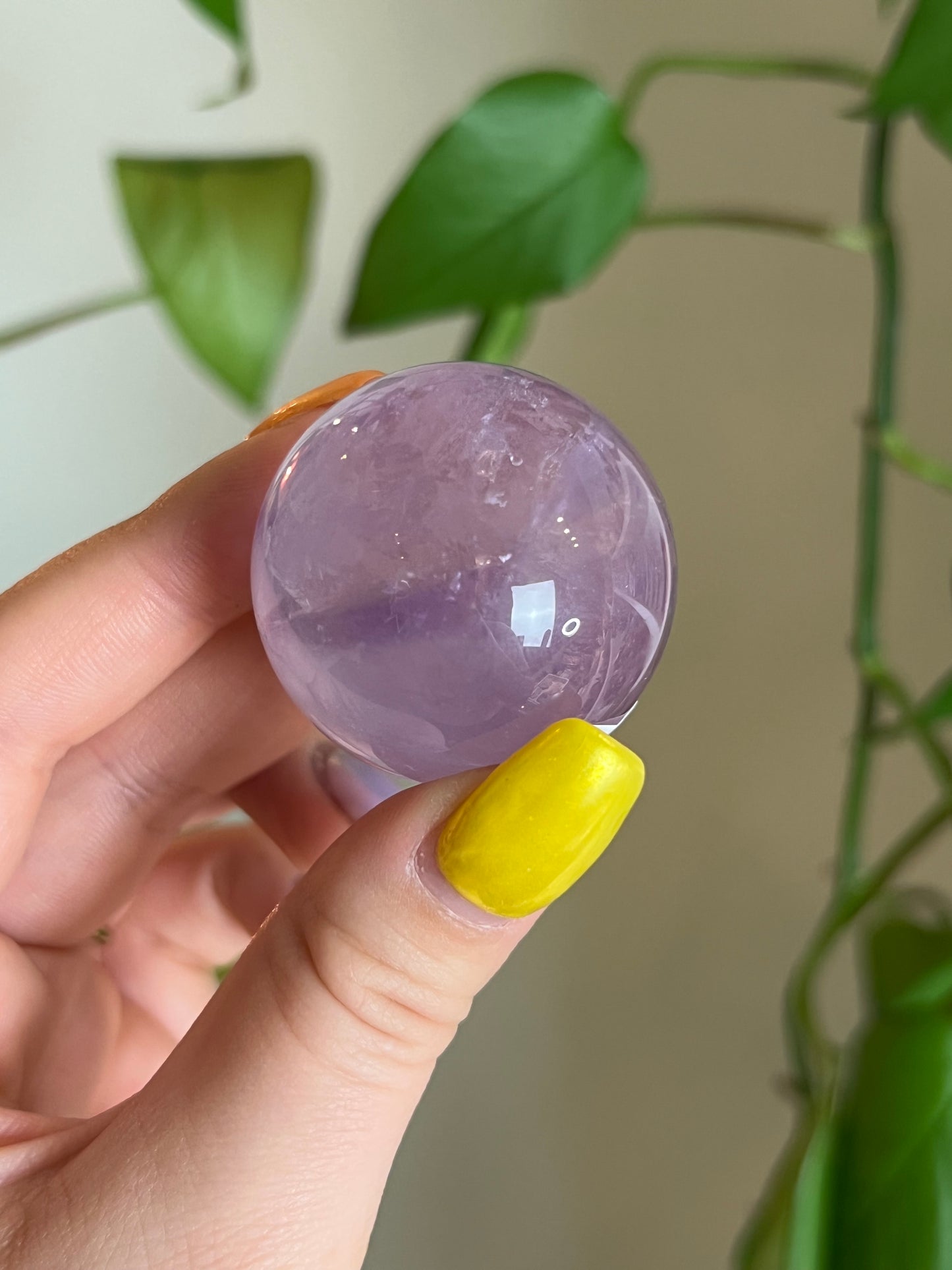 Lavender Amethyst Small Sphere