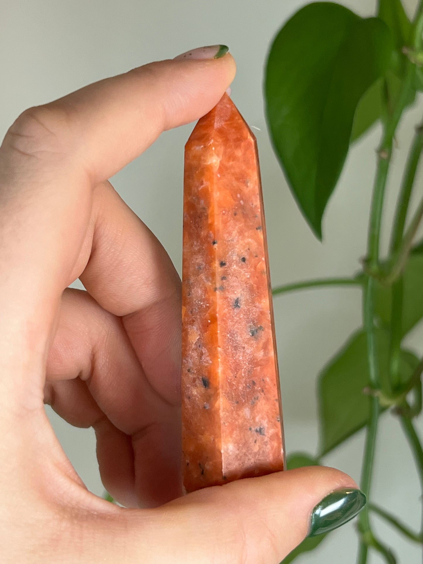 Orange Calcite Tower