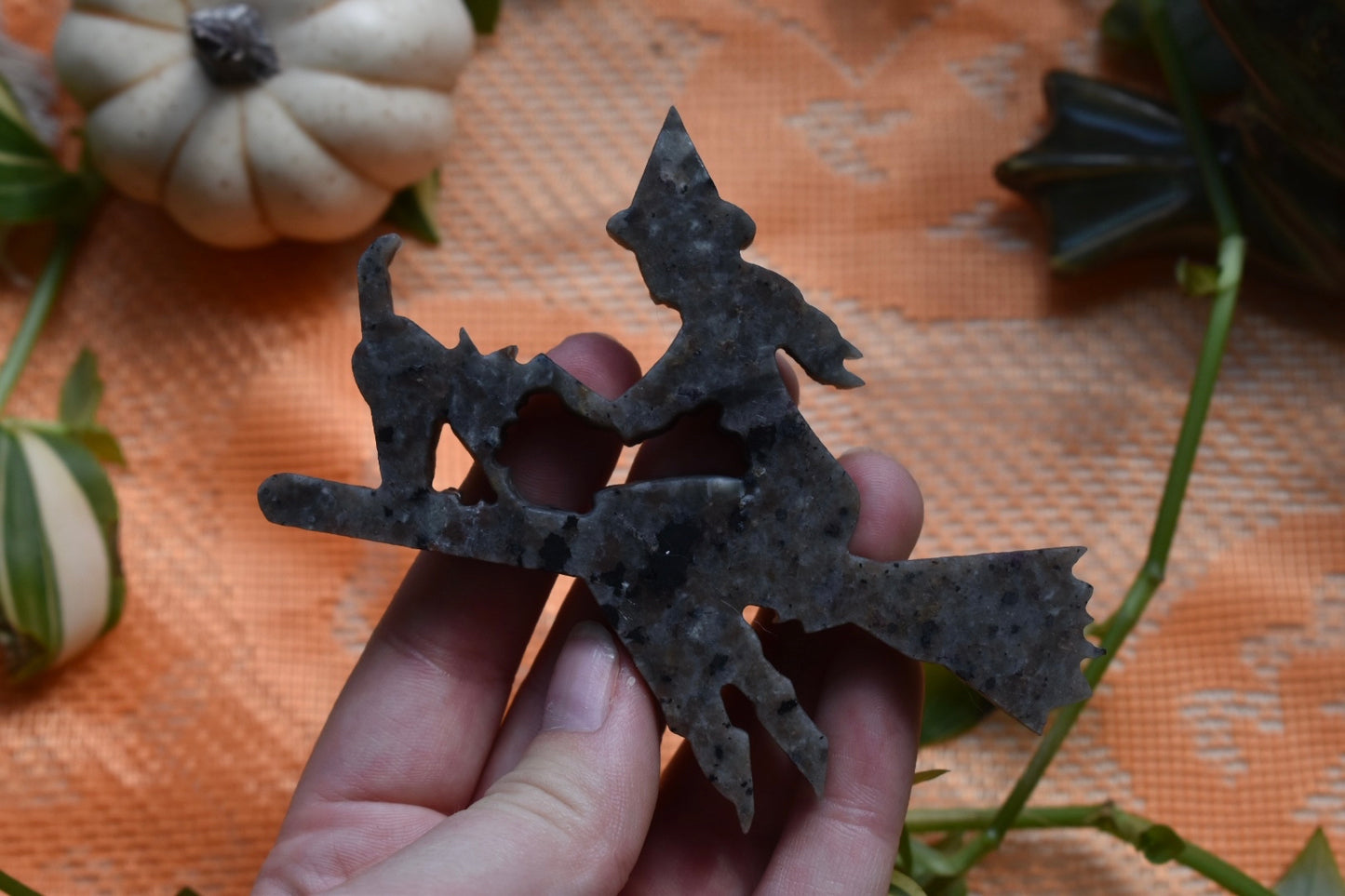 Yooperlite UV Witch on Broom