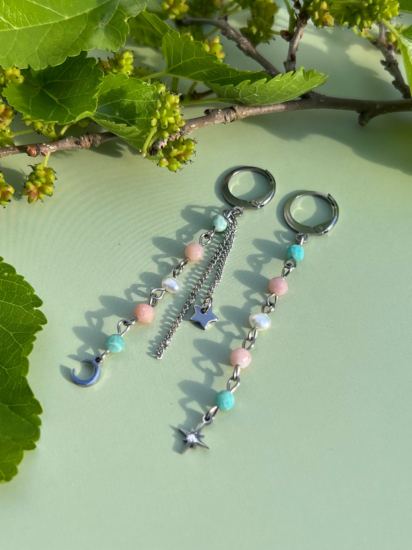 Trans Celestial Starburst Earrings