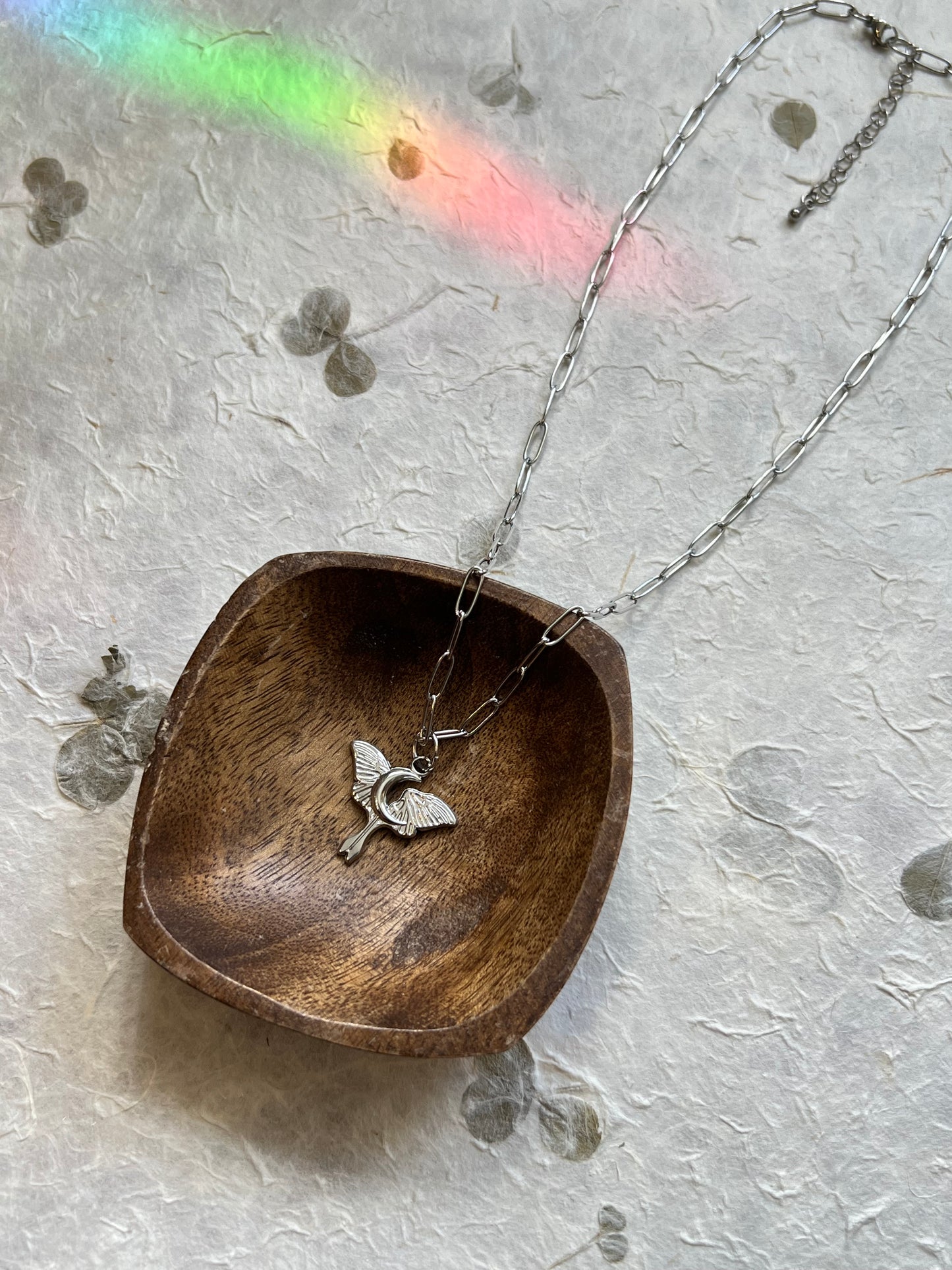 Lunar Moth Necklace