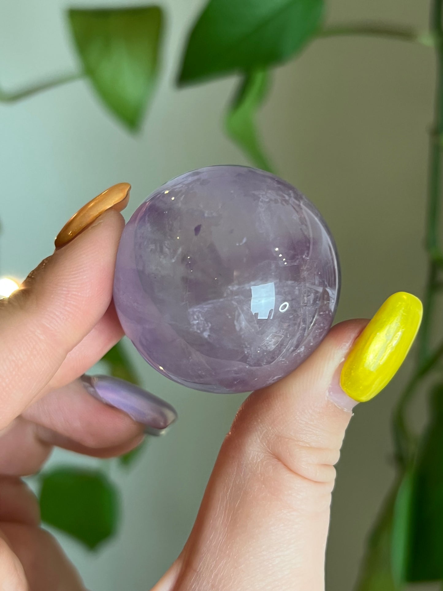 Lavender Amethyst Small Sphere