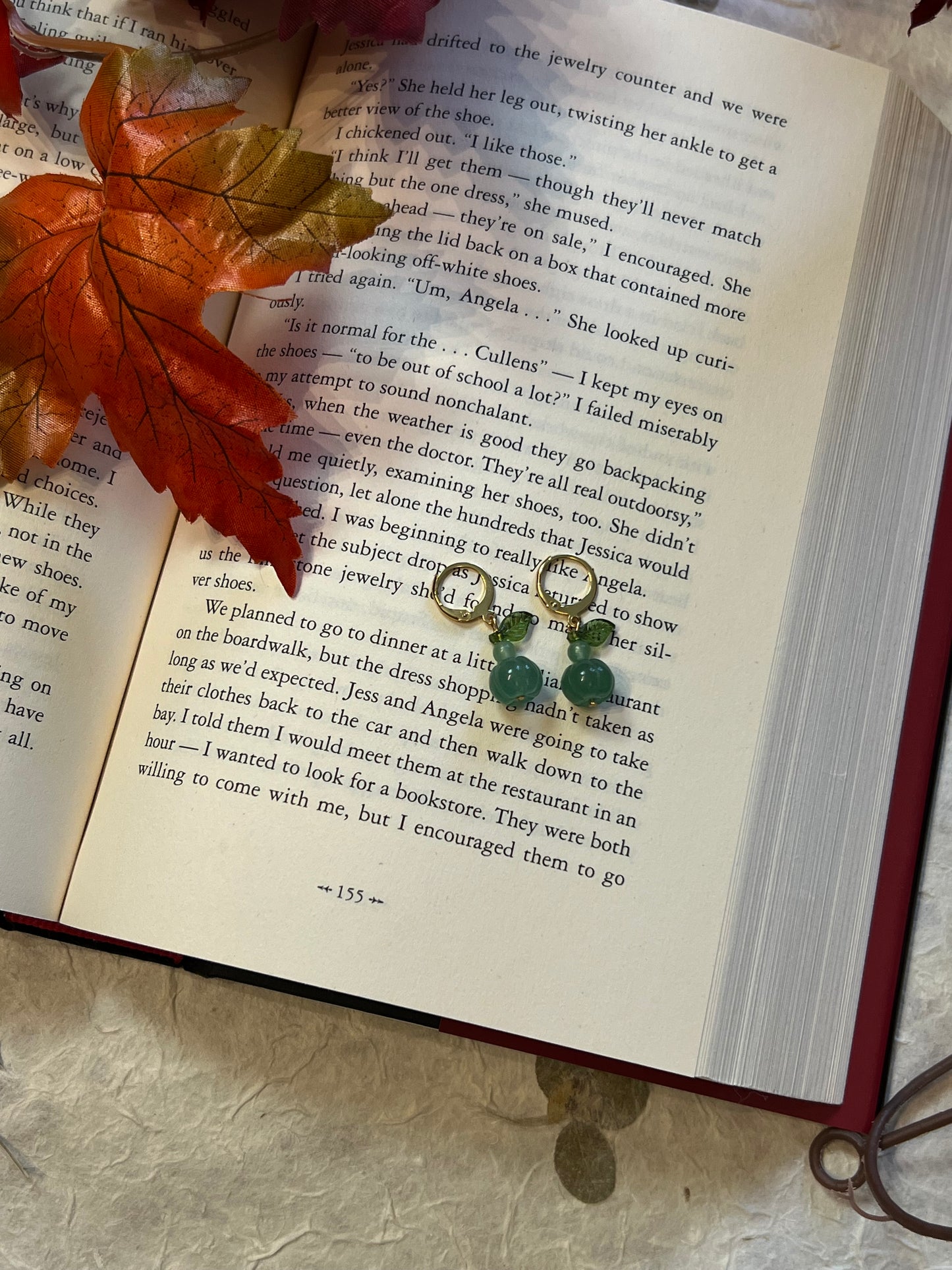 Green Aventurine Gourd Earrings
