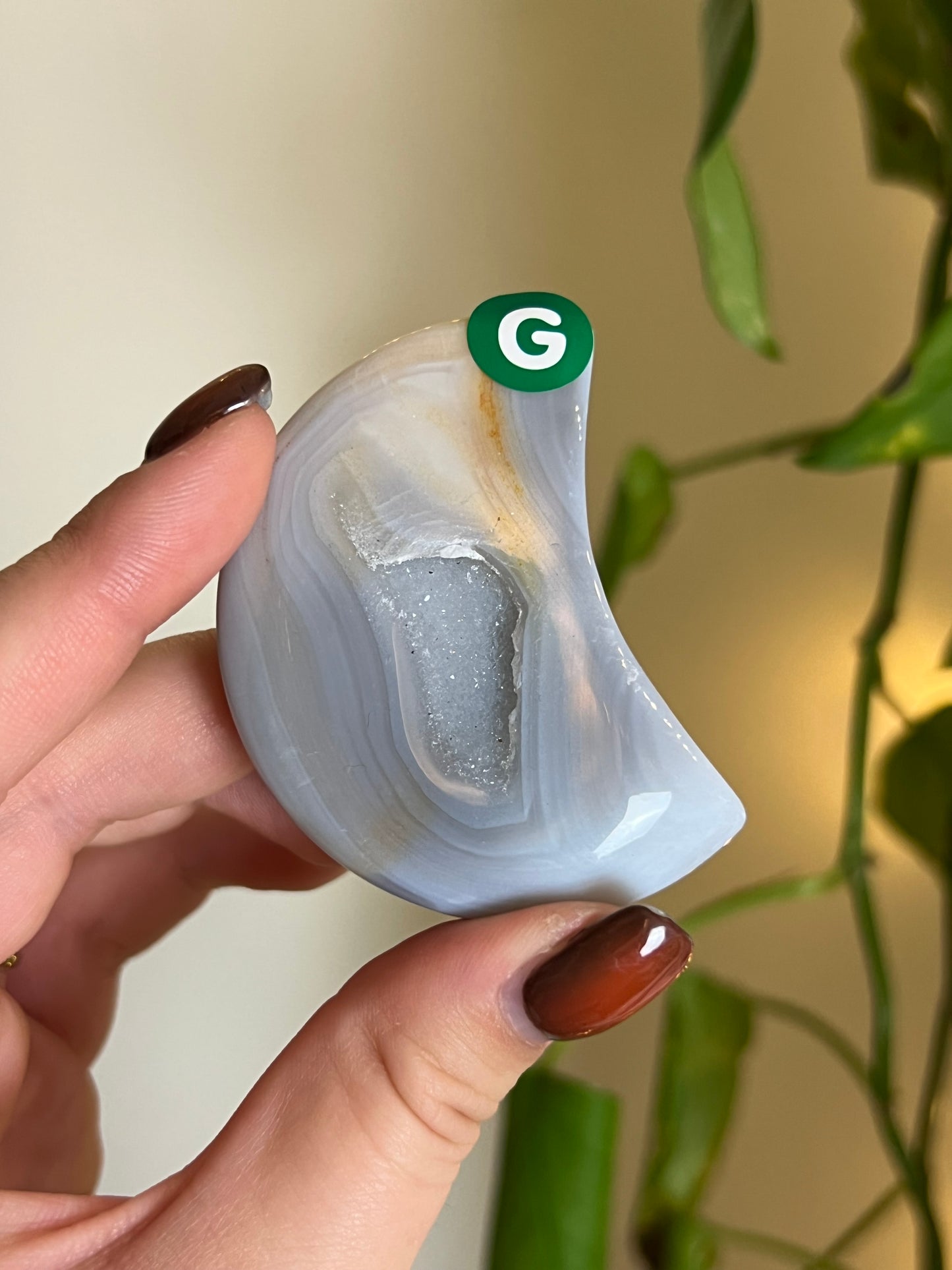Druzy Agate Moon - Choose Your Ownđ