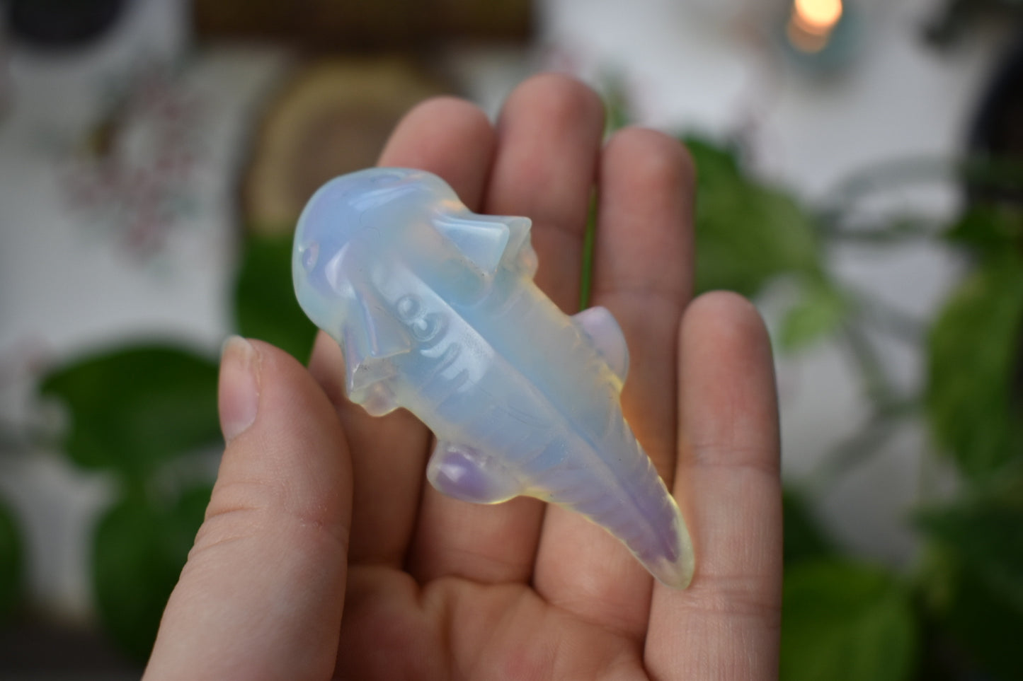 Opalite Glass Axolotl
