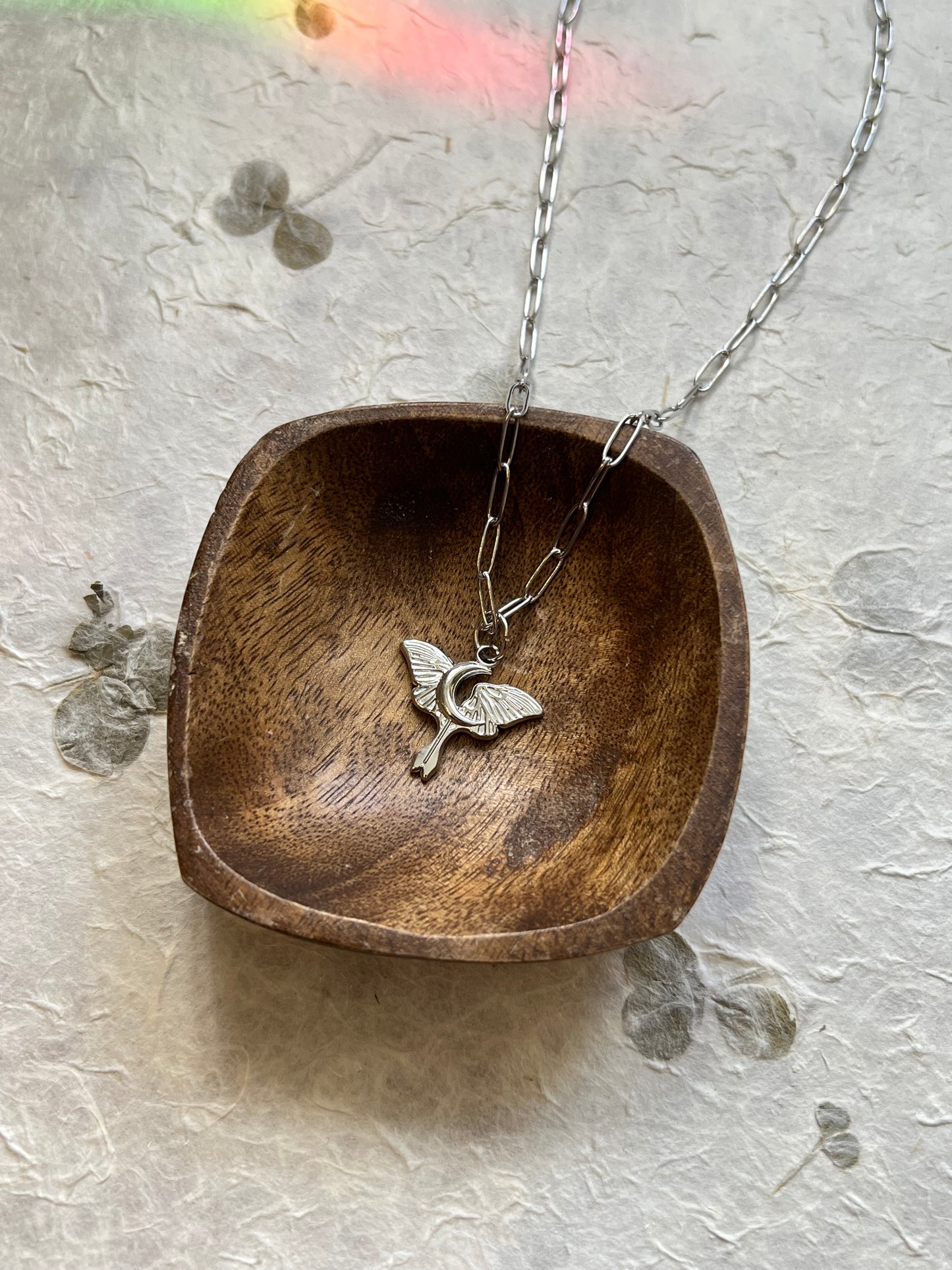 Lunar Moth Necklace