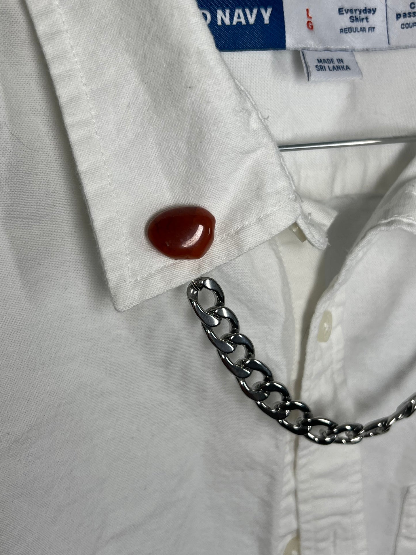 Carnelian Crystal Collar Chain