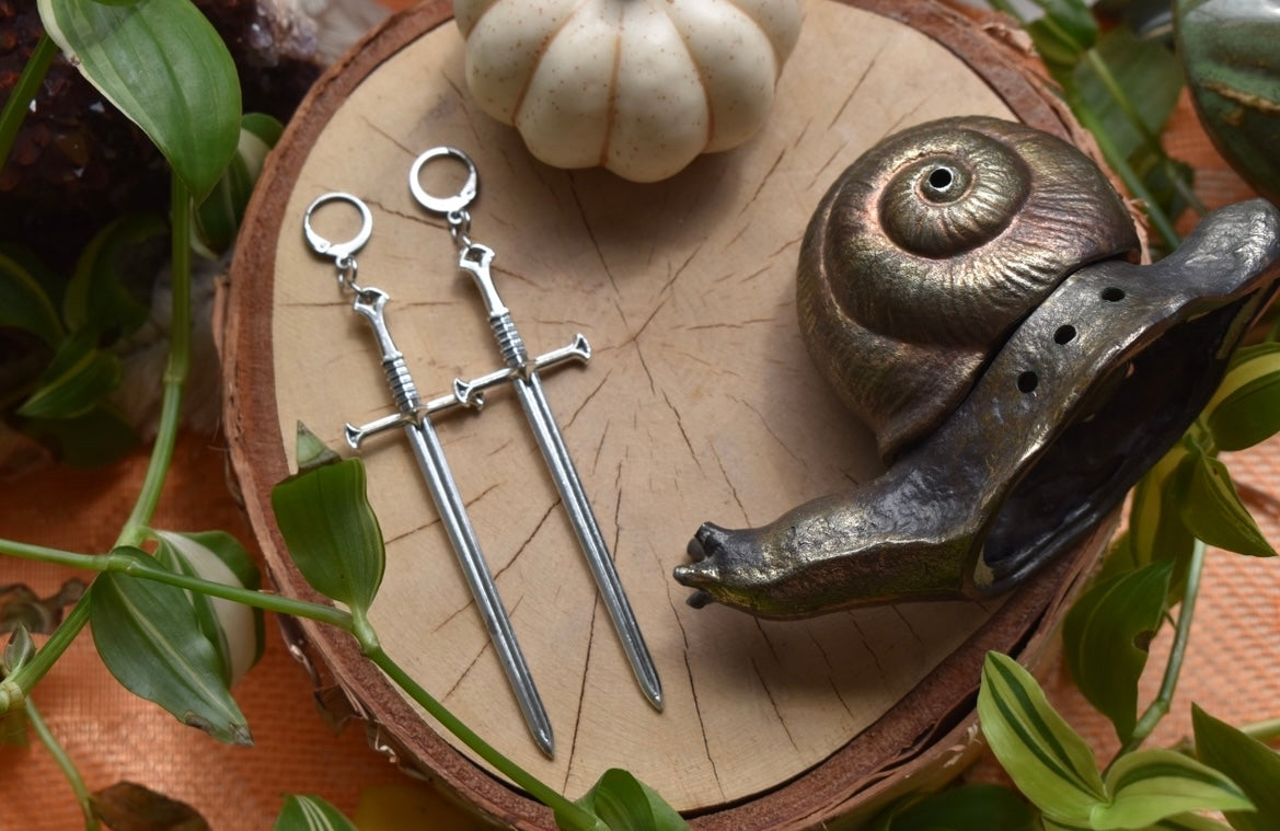 Sword Earrings