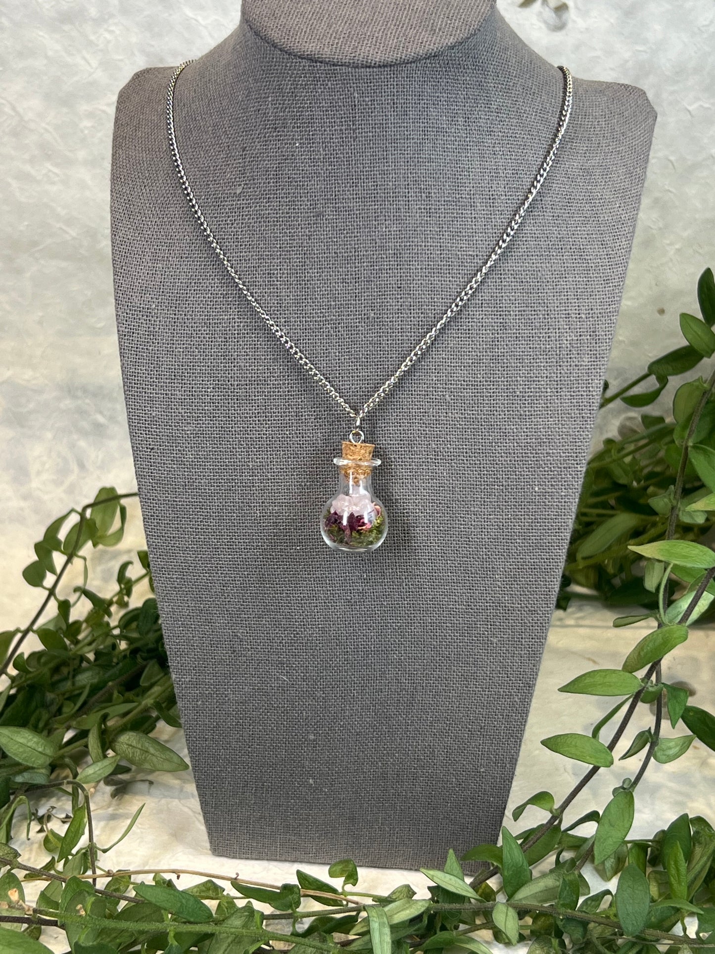 Spell Jar Healing Intention Necklaces