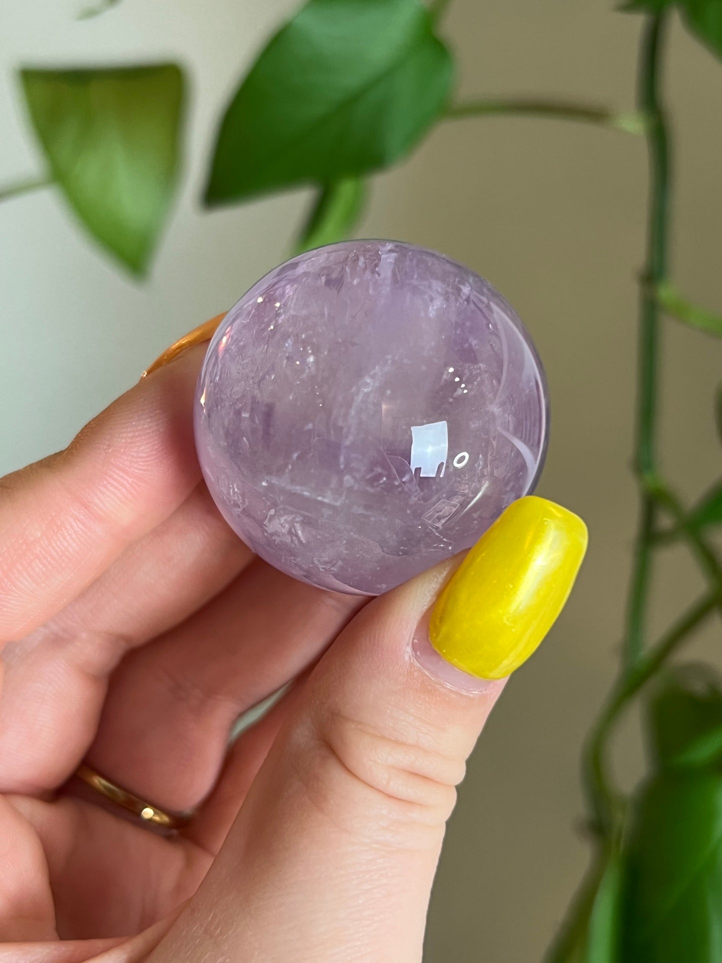Lavender Amethyst Small Sphere