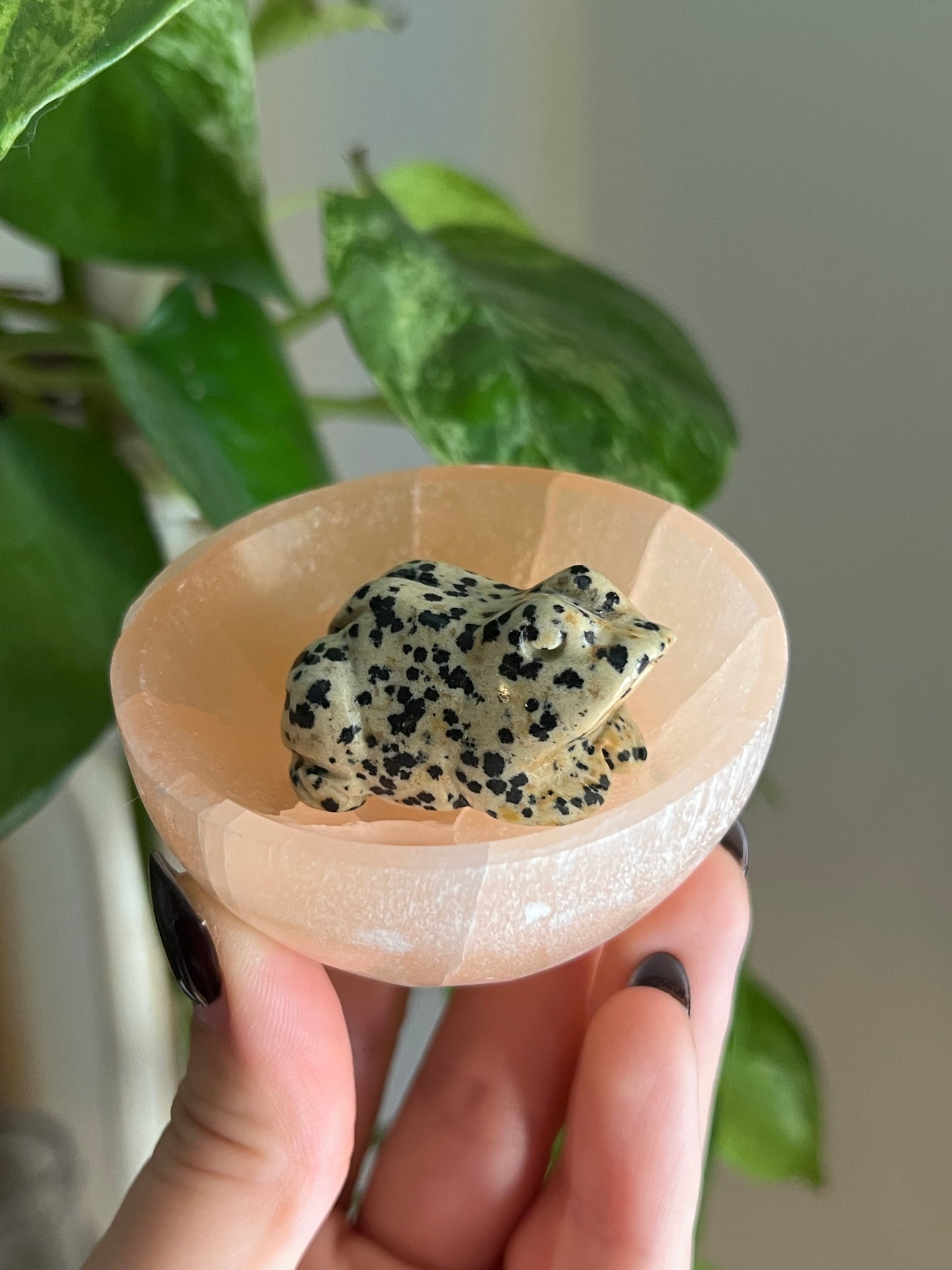 Peach Satin Spar Mini Bowl