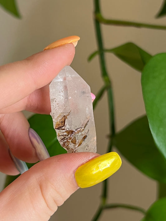 Golden Rutile Quartz Point