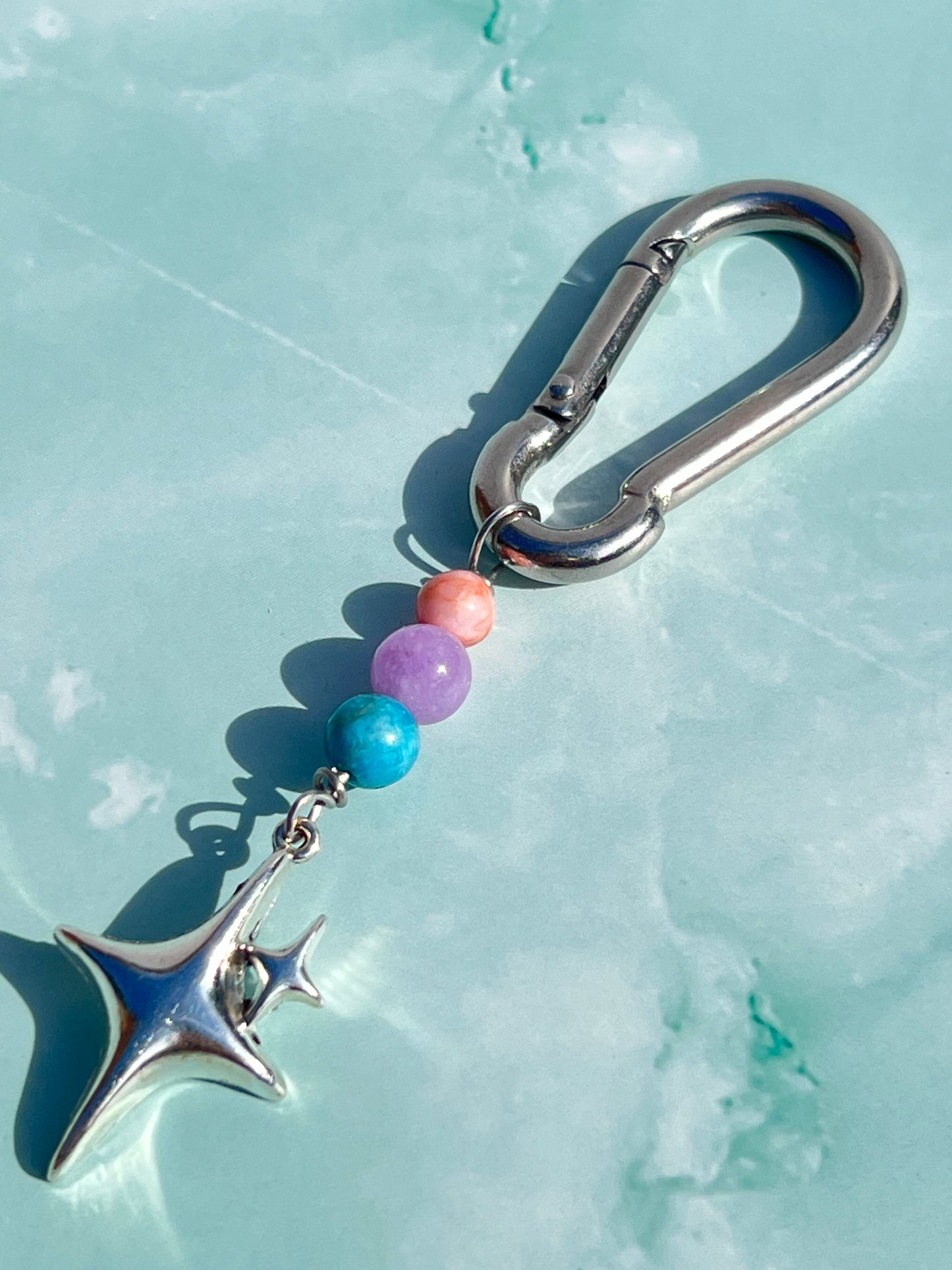 Bisexual Sparkle Carabiner ✨