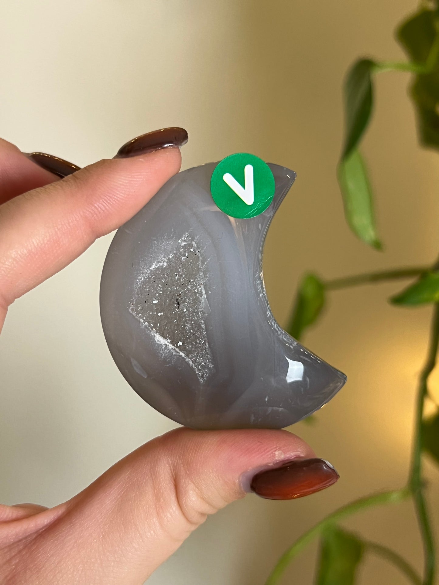 Druzy Agate Moon - Choose Your Ownđ