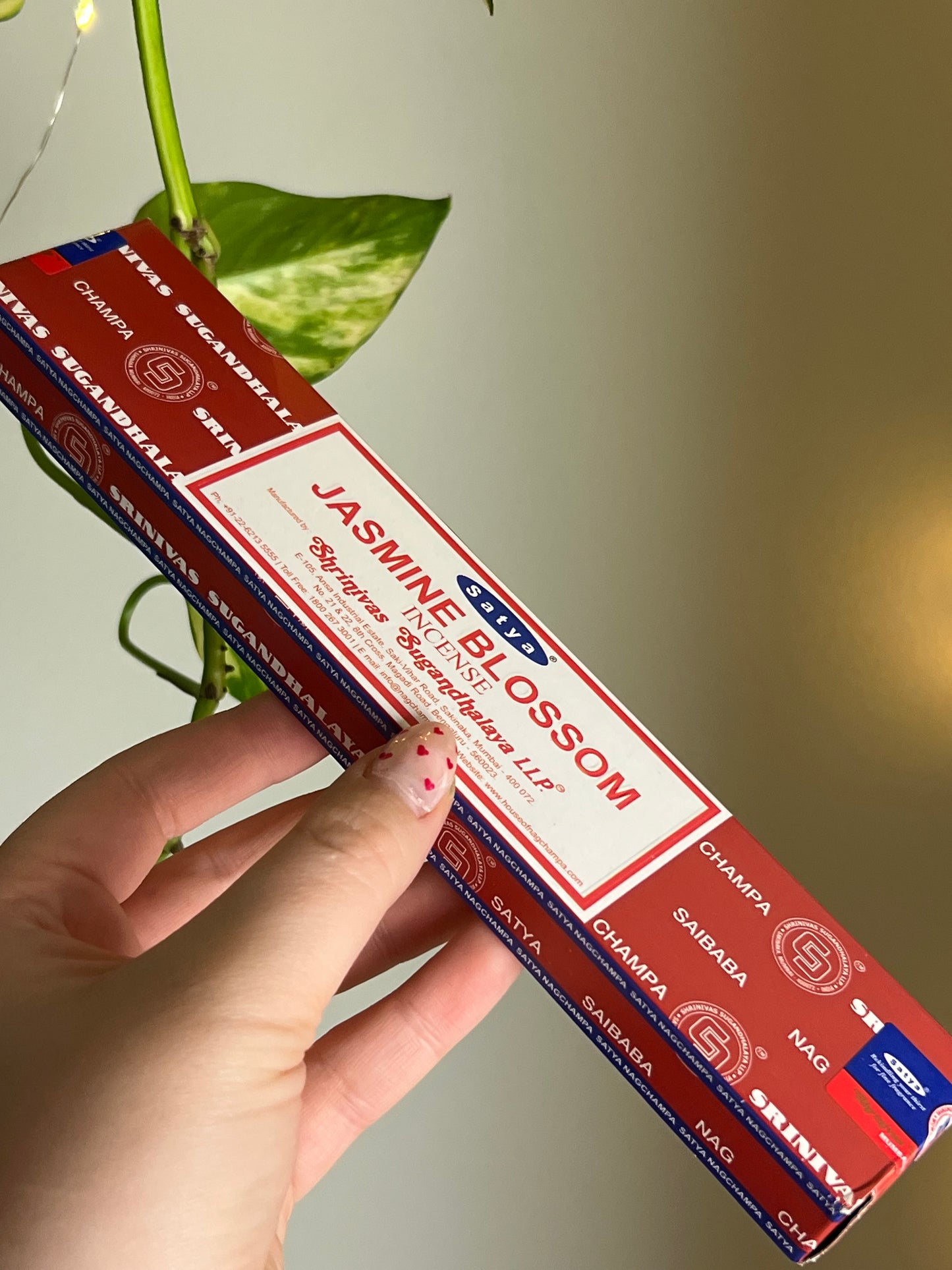 Jasmine Blossom Satya Incense