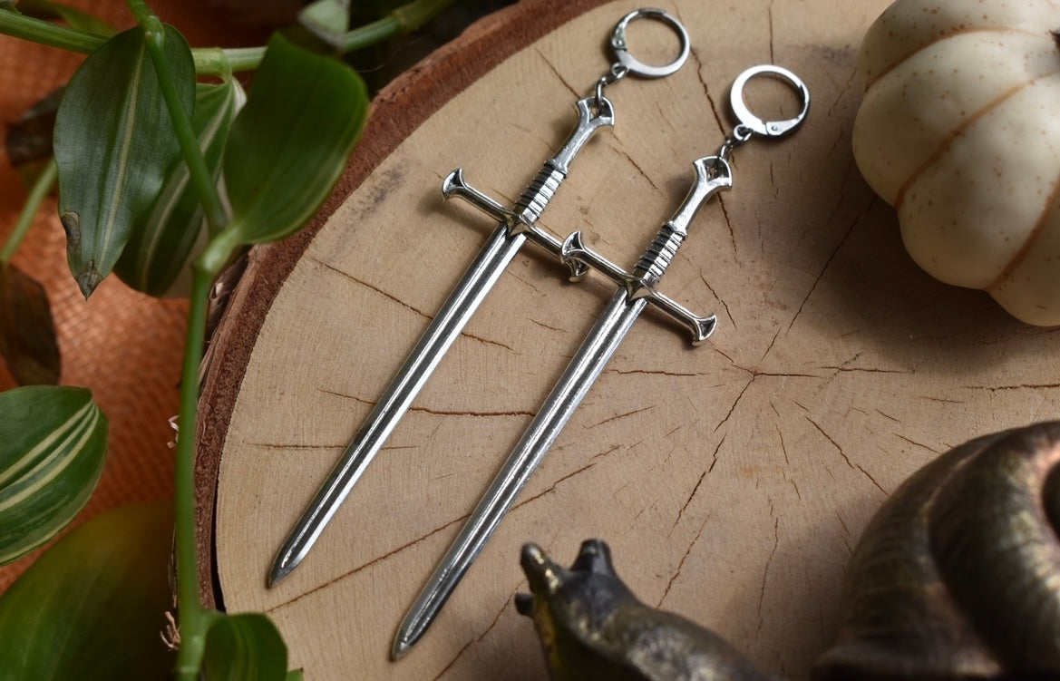 Sword Earrings