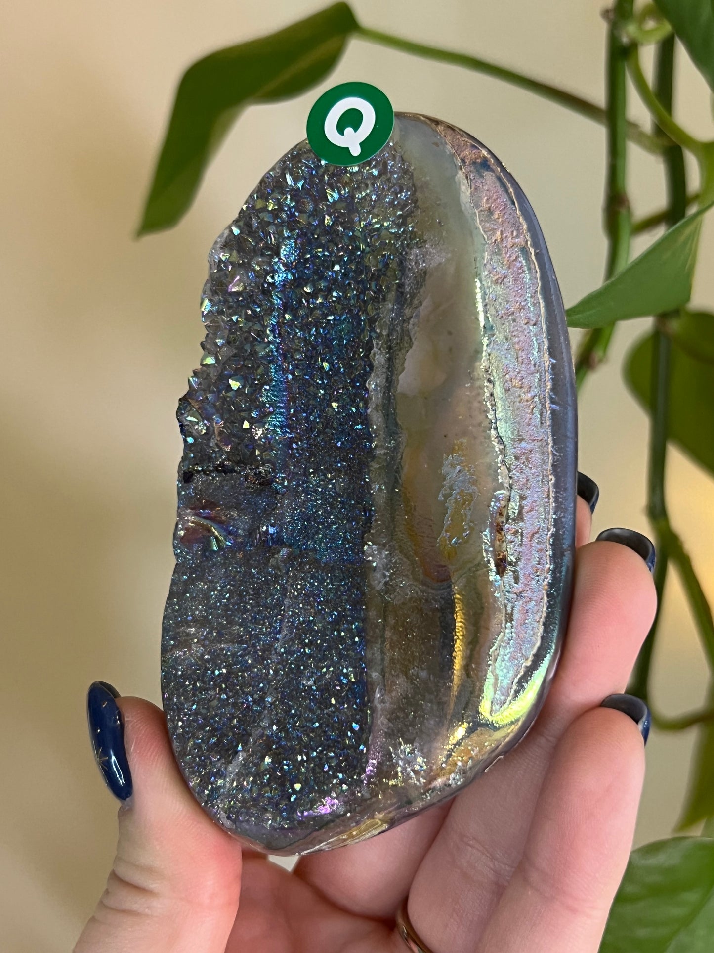 Aura Amethyst Cluster Polished Sides - Q