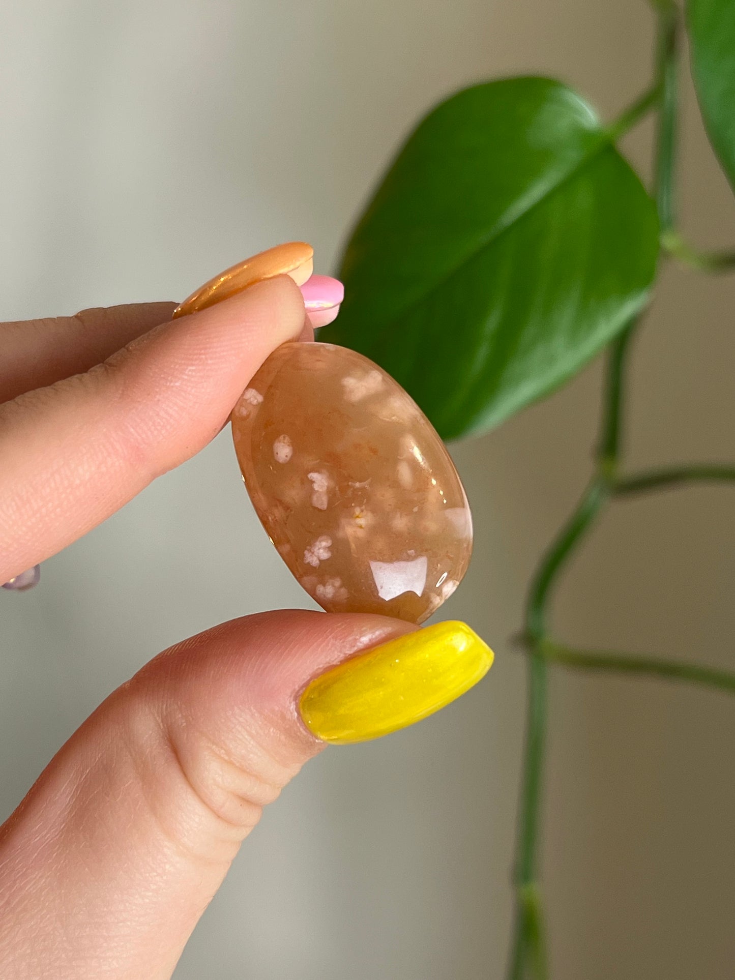 Flower Agate Tumbled