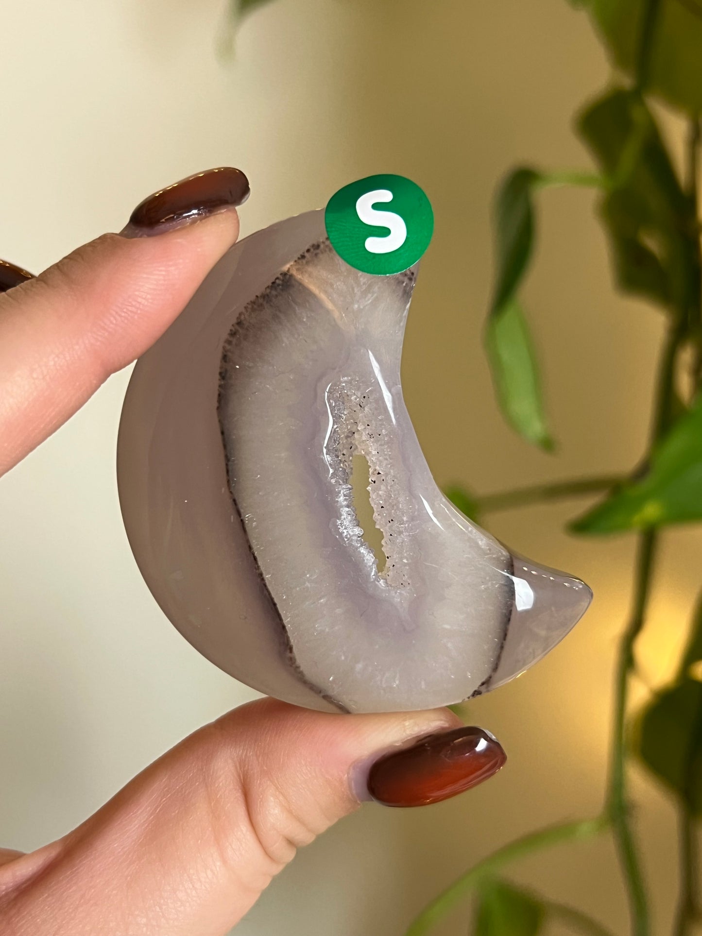 Druzy Agate Moon - Choose Your Ownđ