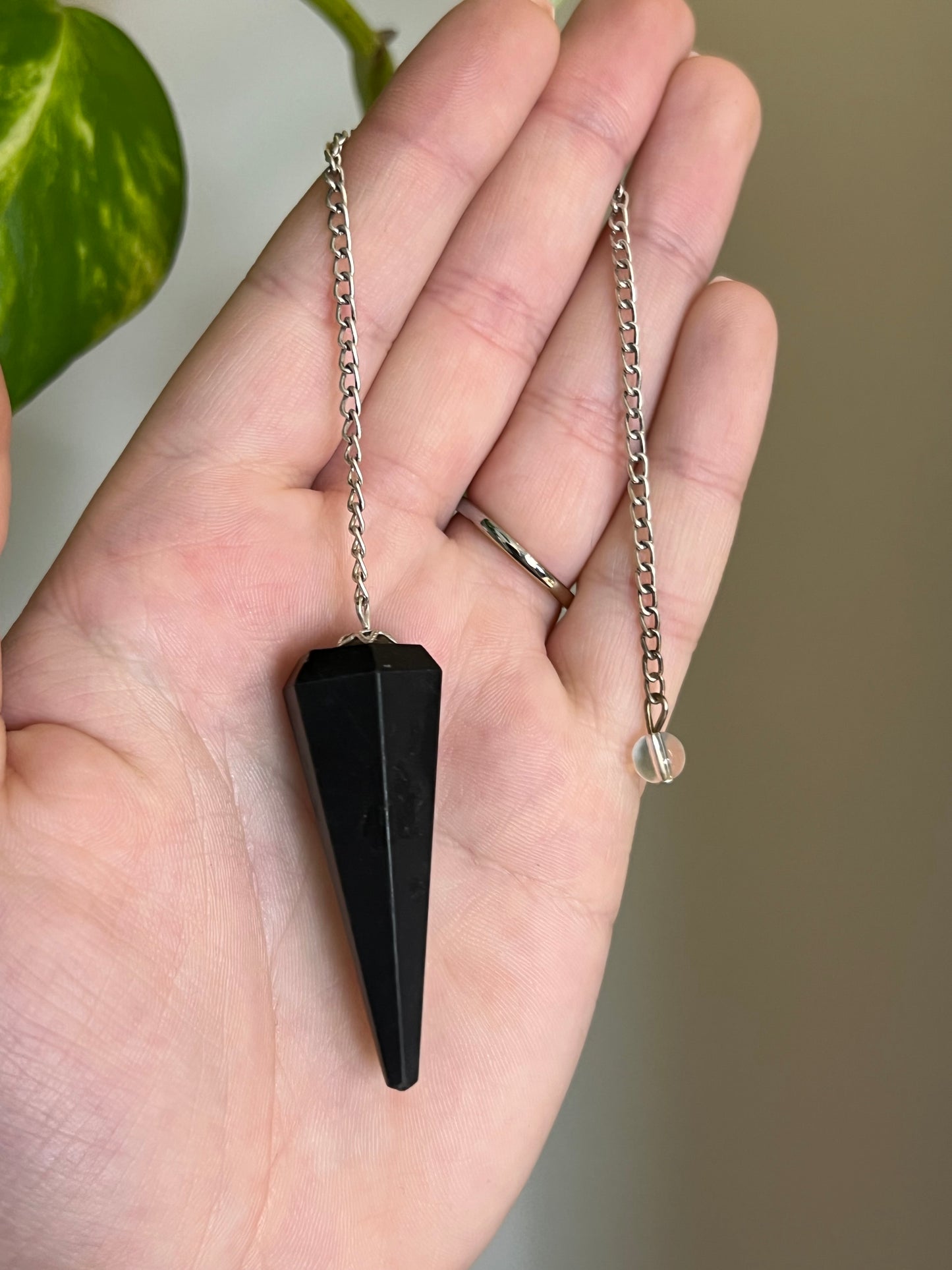 Black Tourmaline Pendulum
