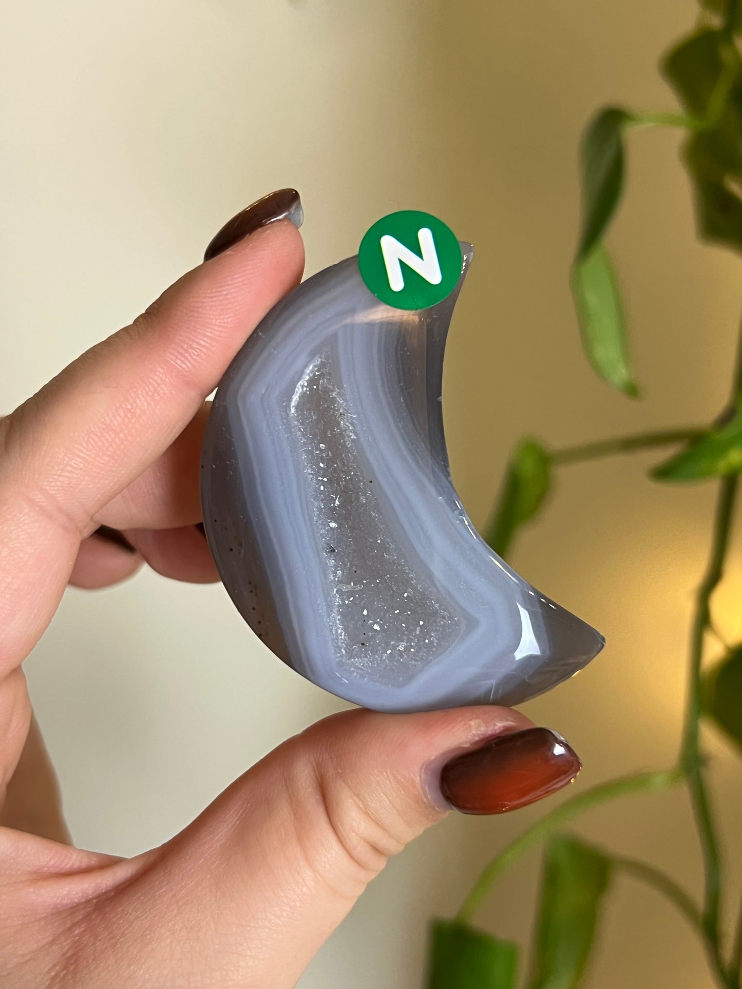Druzy Agate Moon - Choose Your Ownđ