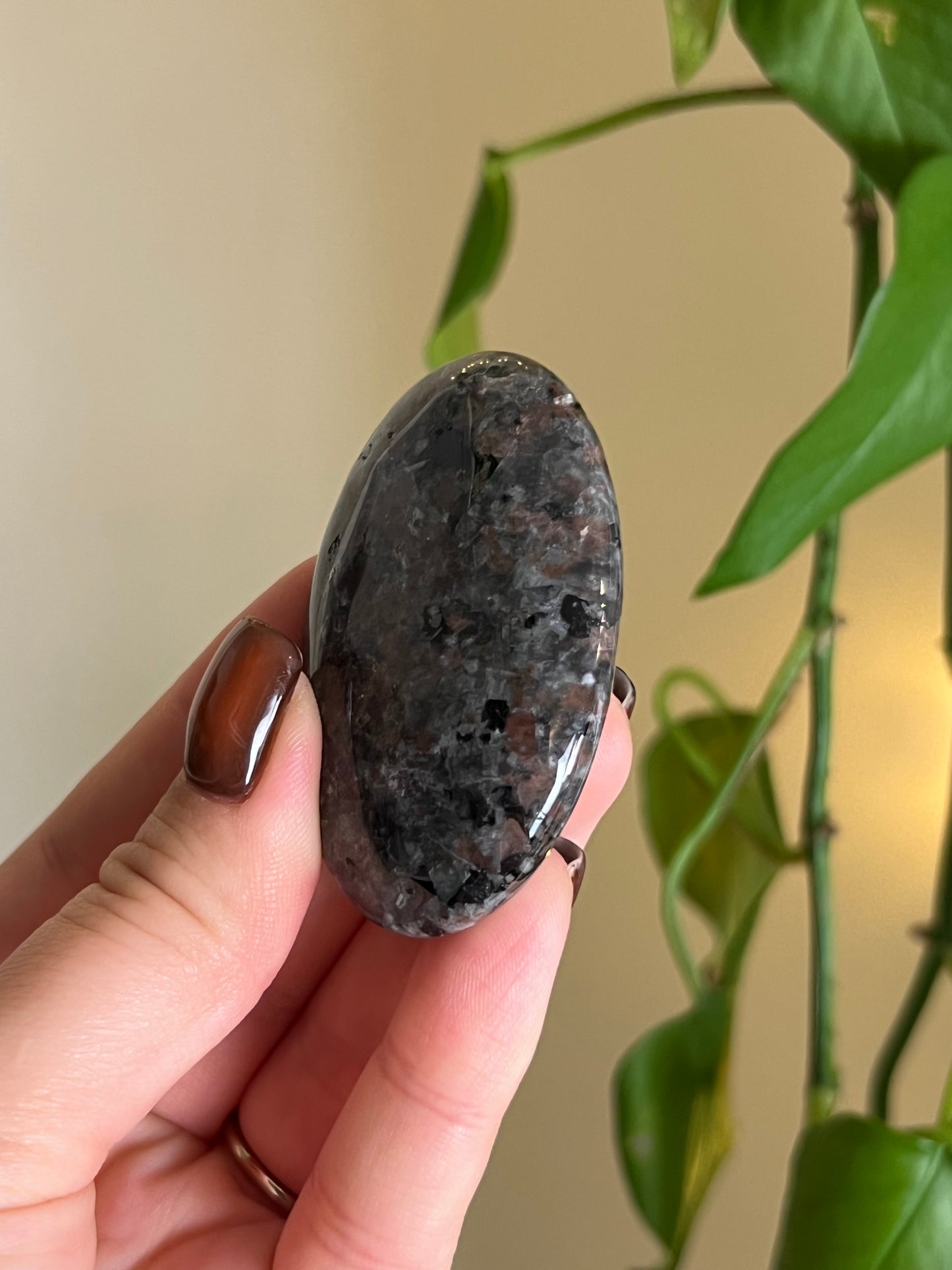 Yooperlite UV Reactive Small Palm Stone