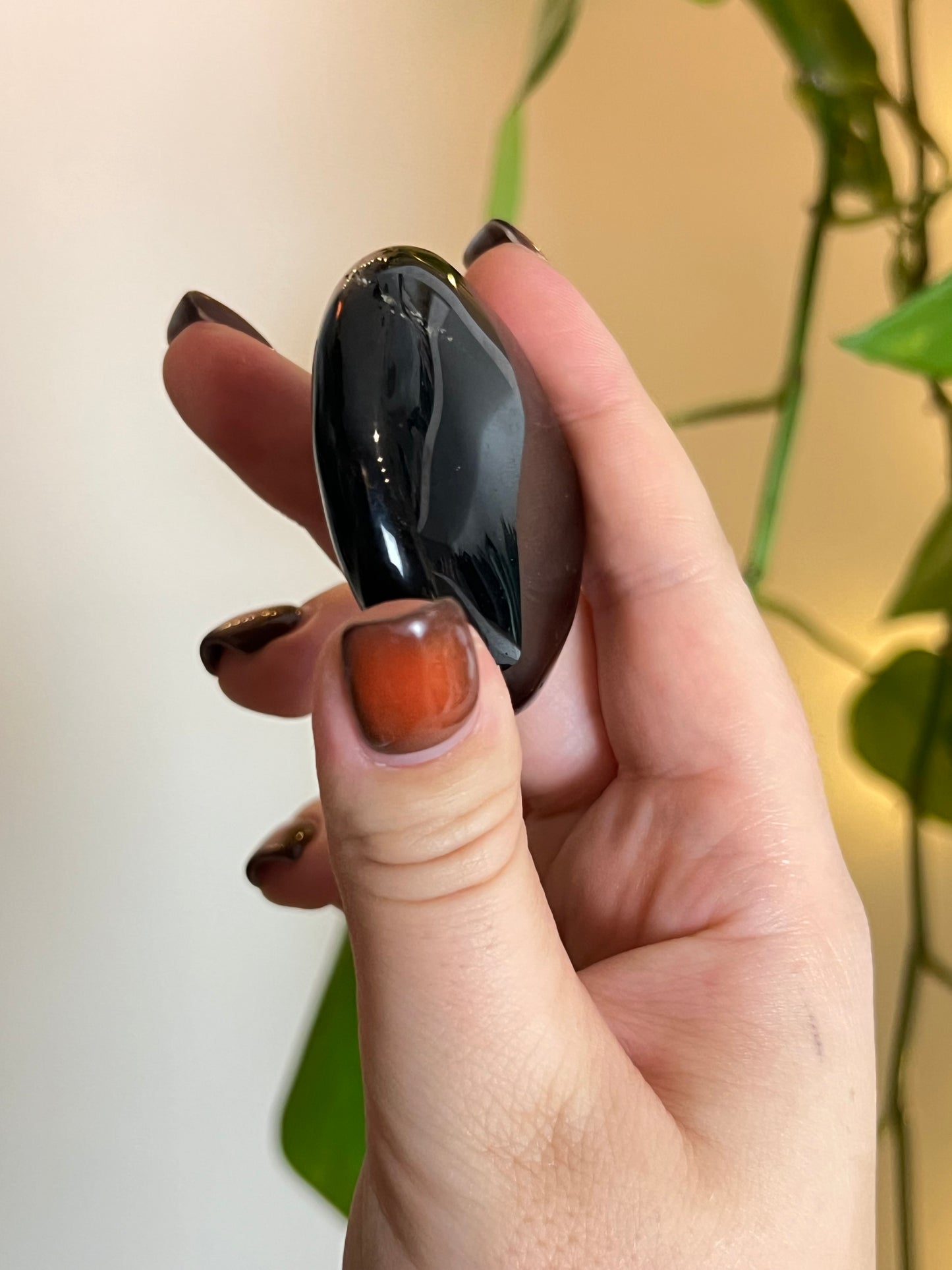 Gold Sheen Obsidian Flat Stone