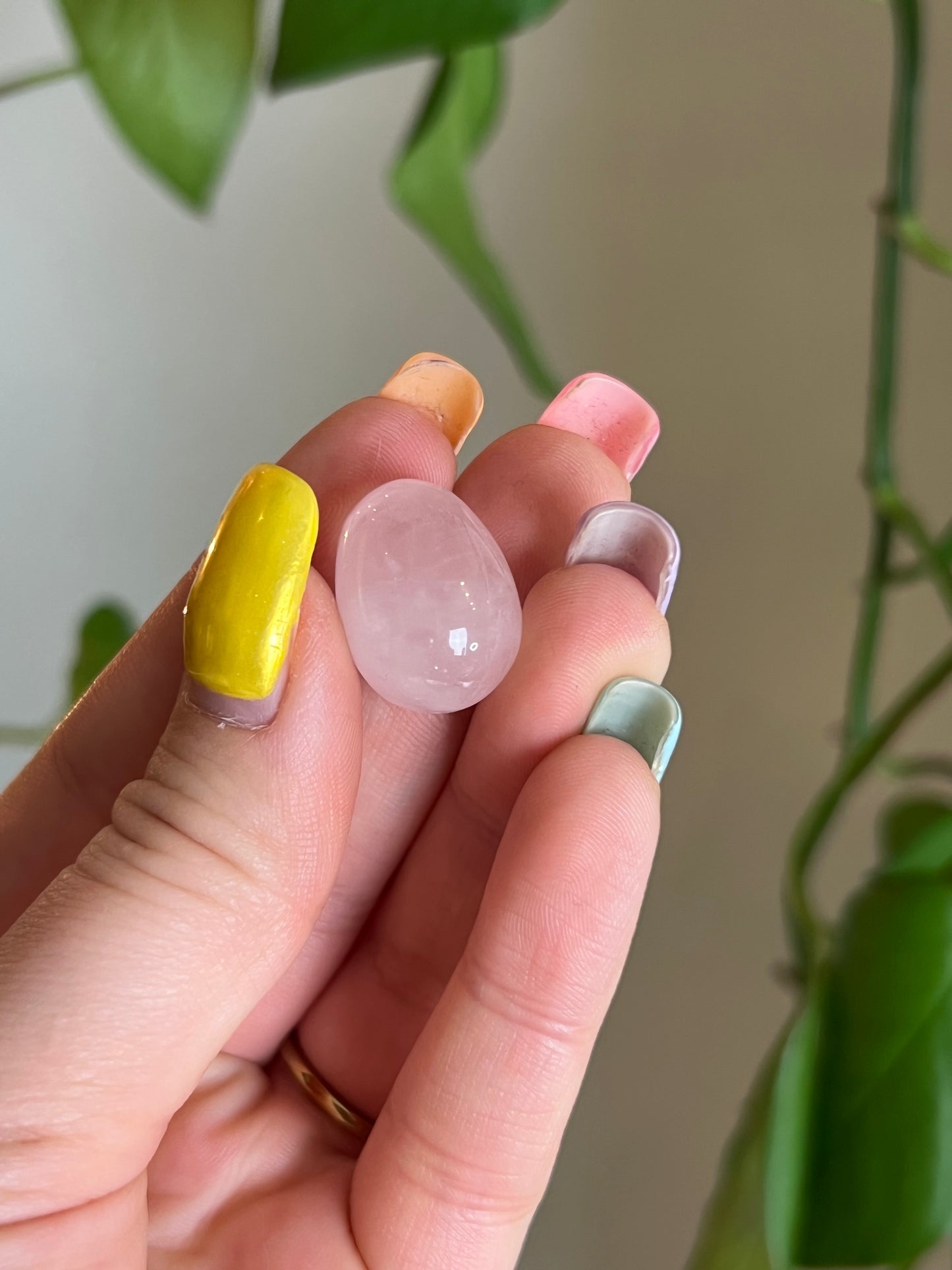 Rose Quartz Mini Egg