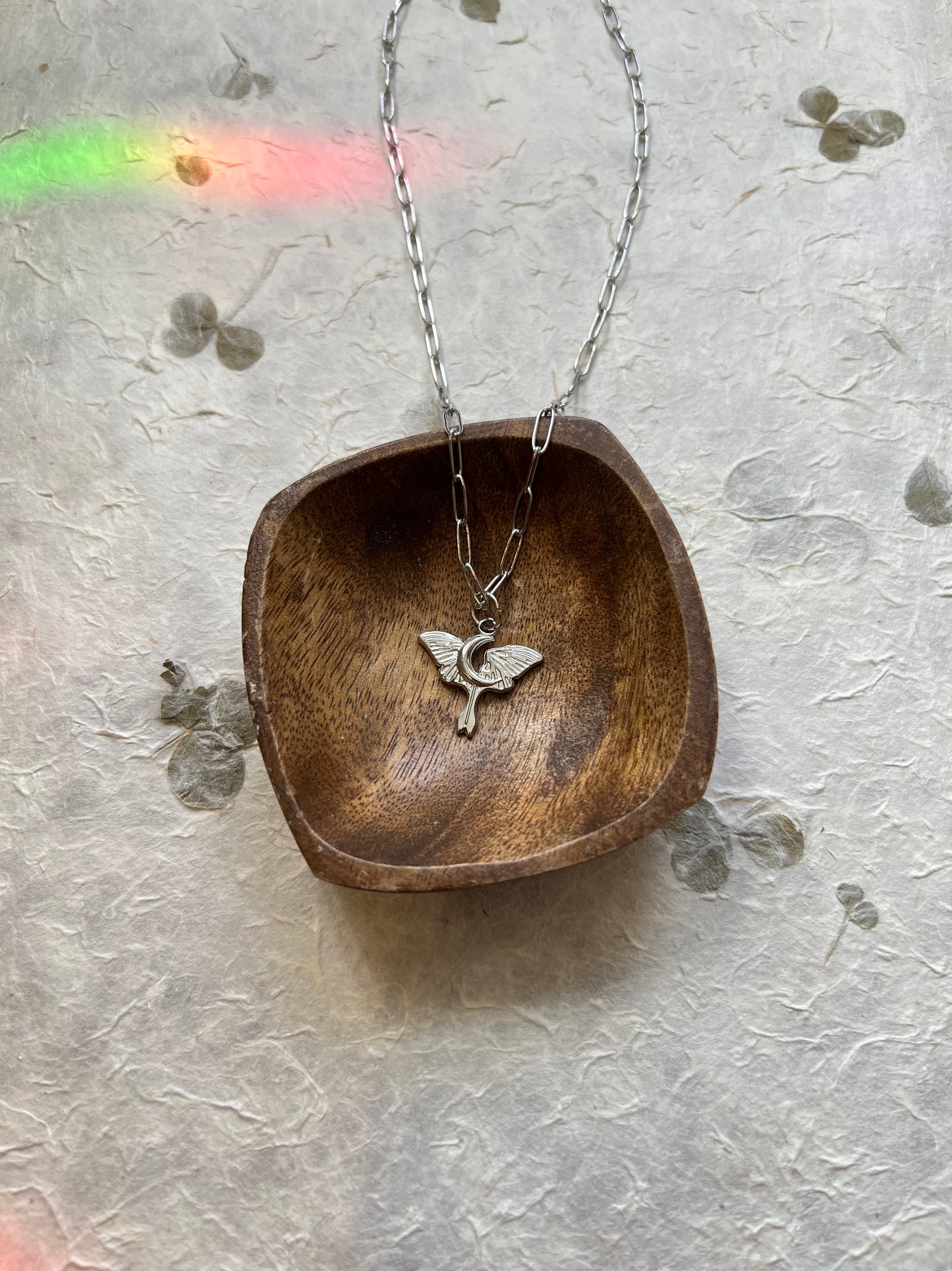 Lunar Moth Necklace