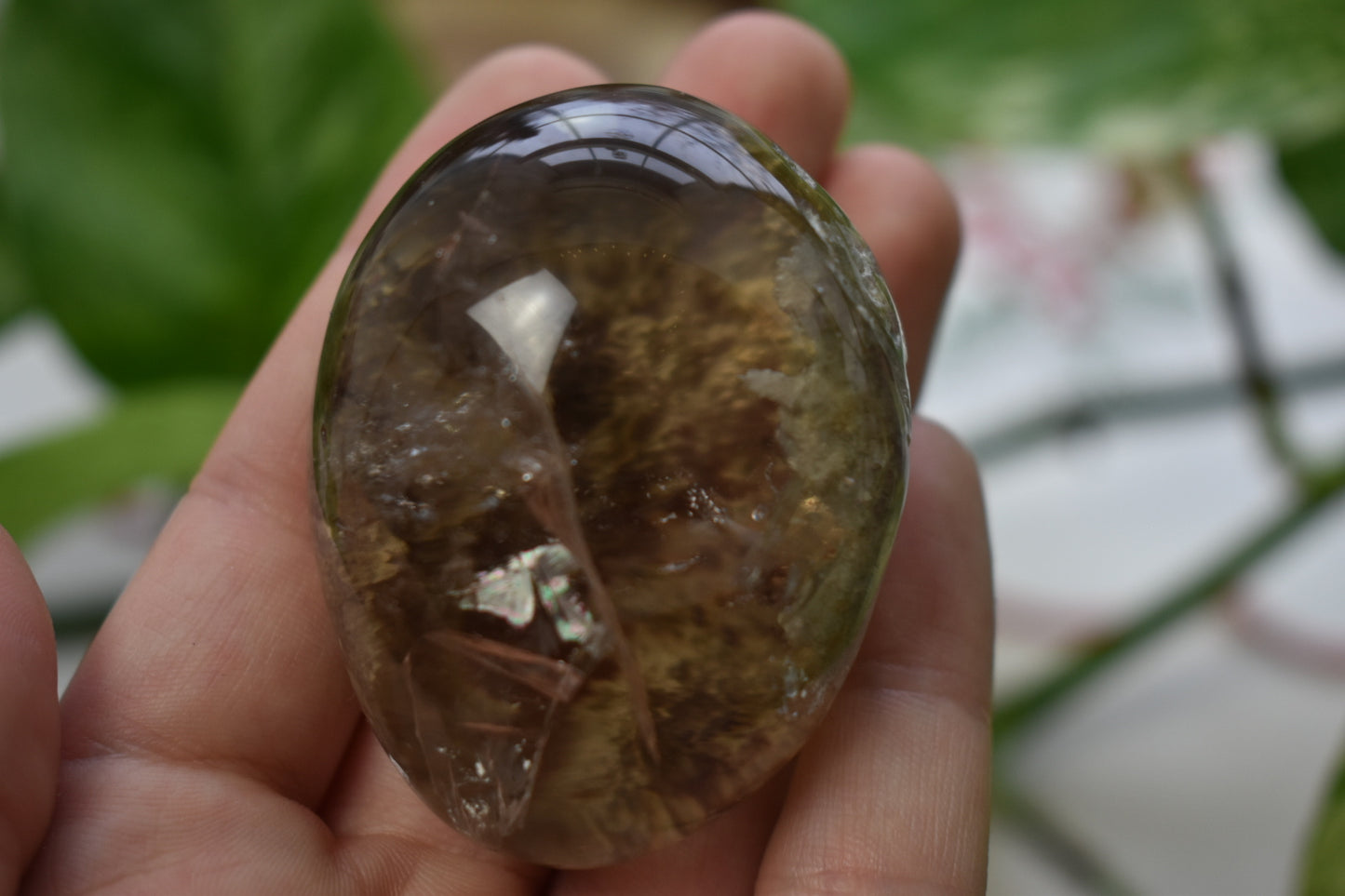 Smoky Garden Quartz Lense