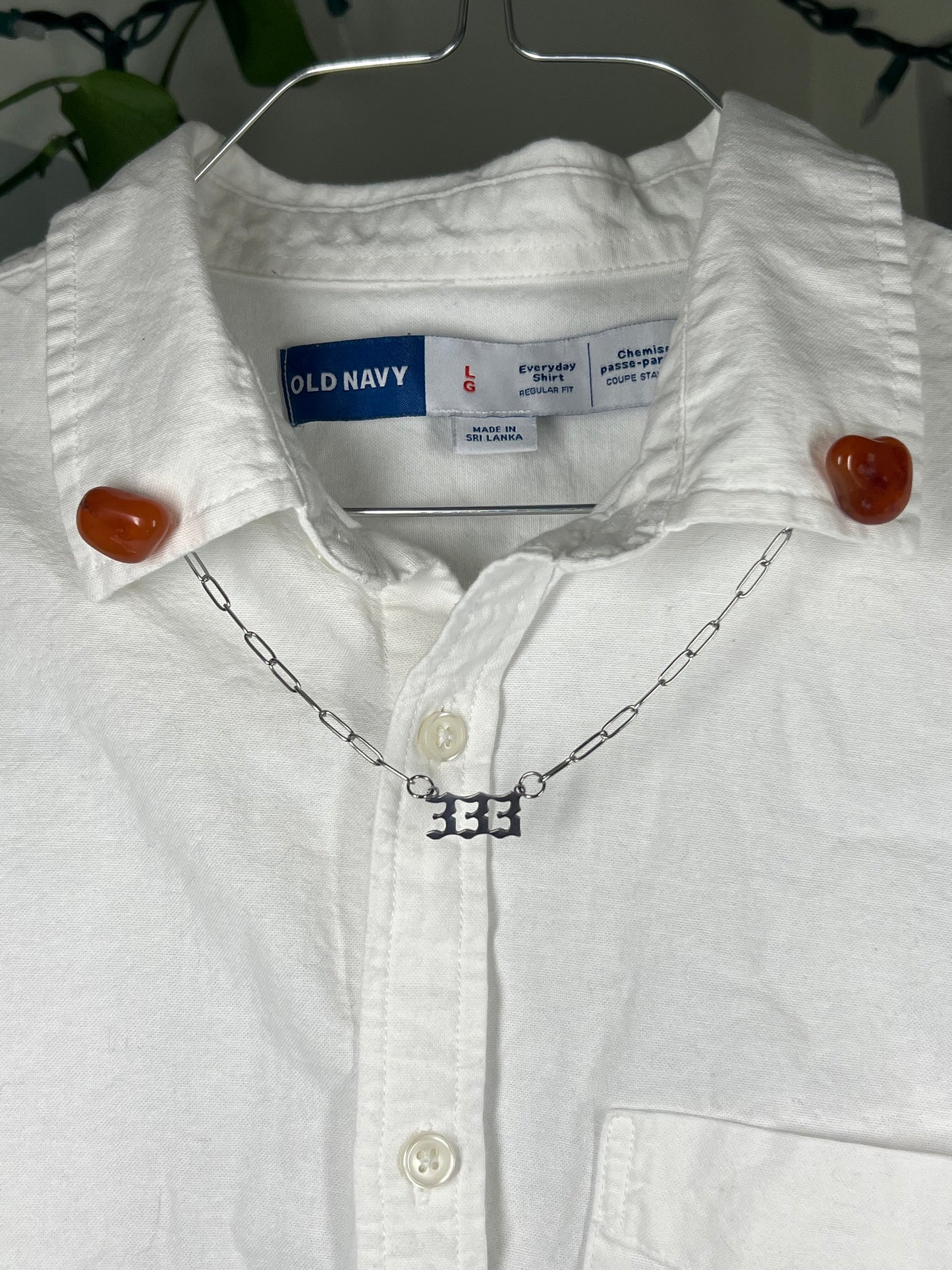 Chaînes de collier en cristal avec chiffres angéliques
