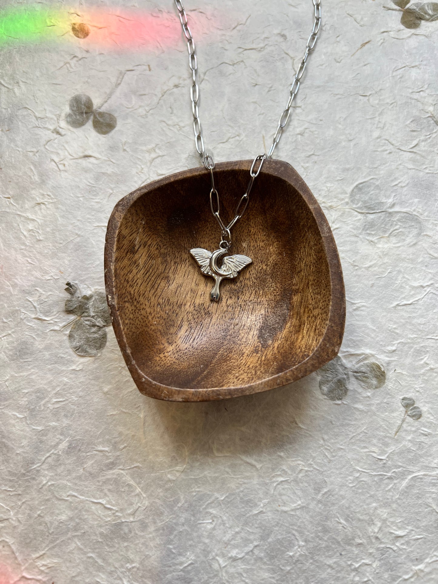 Lunar Moth Necklace