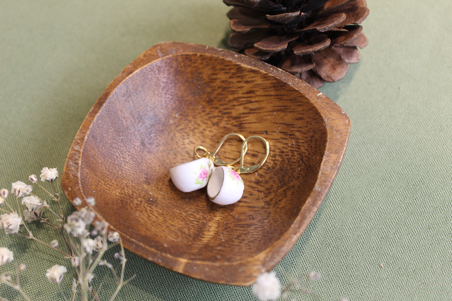 Tea Cup Earrings