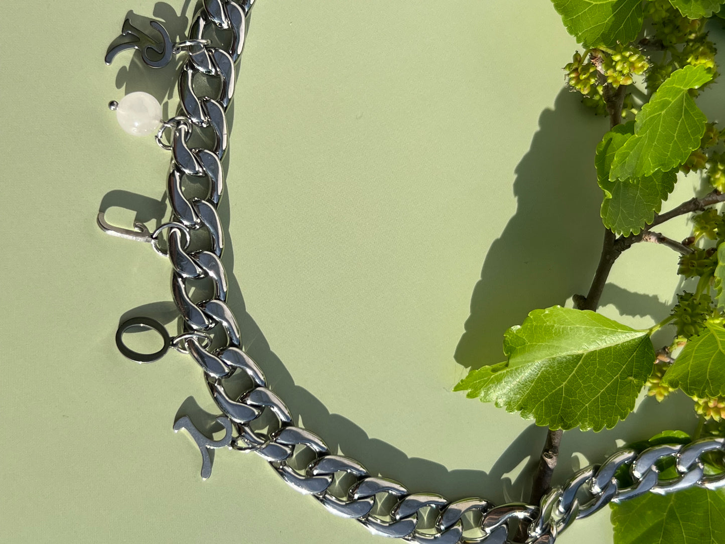 Queer Joy Rose Quartz Affirmation Necklace