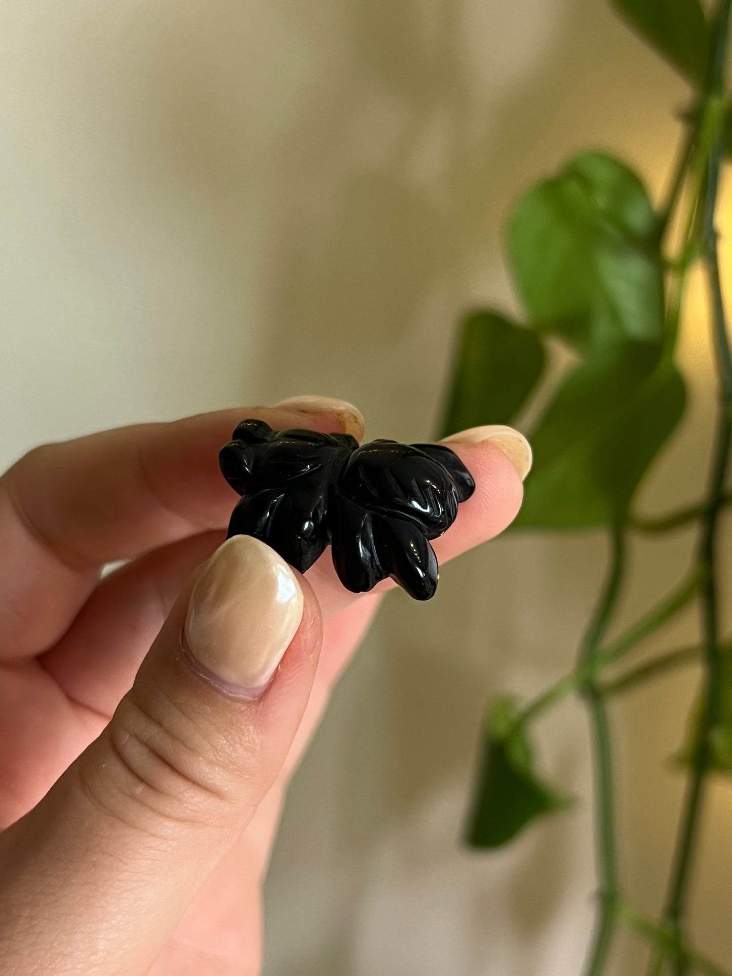 Black Obsidian Small Spider