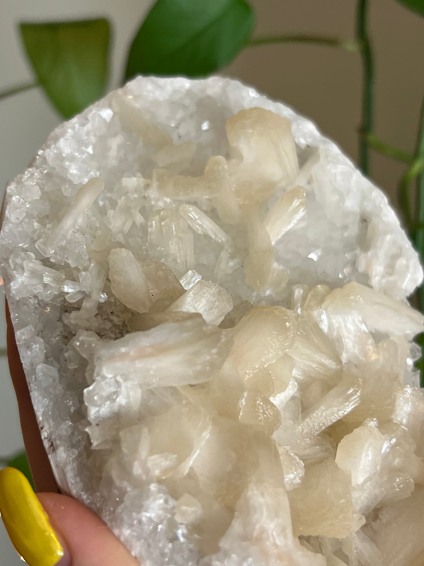 Stillbite and Apophyllite Cluster Large