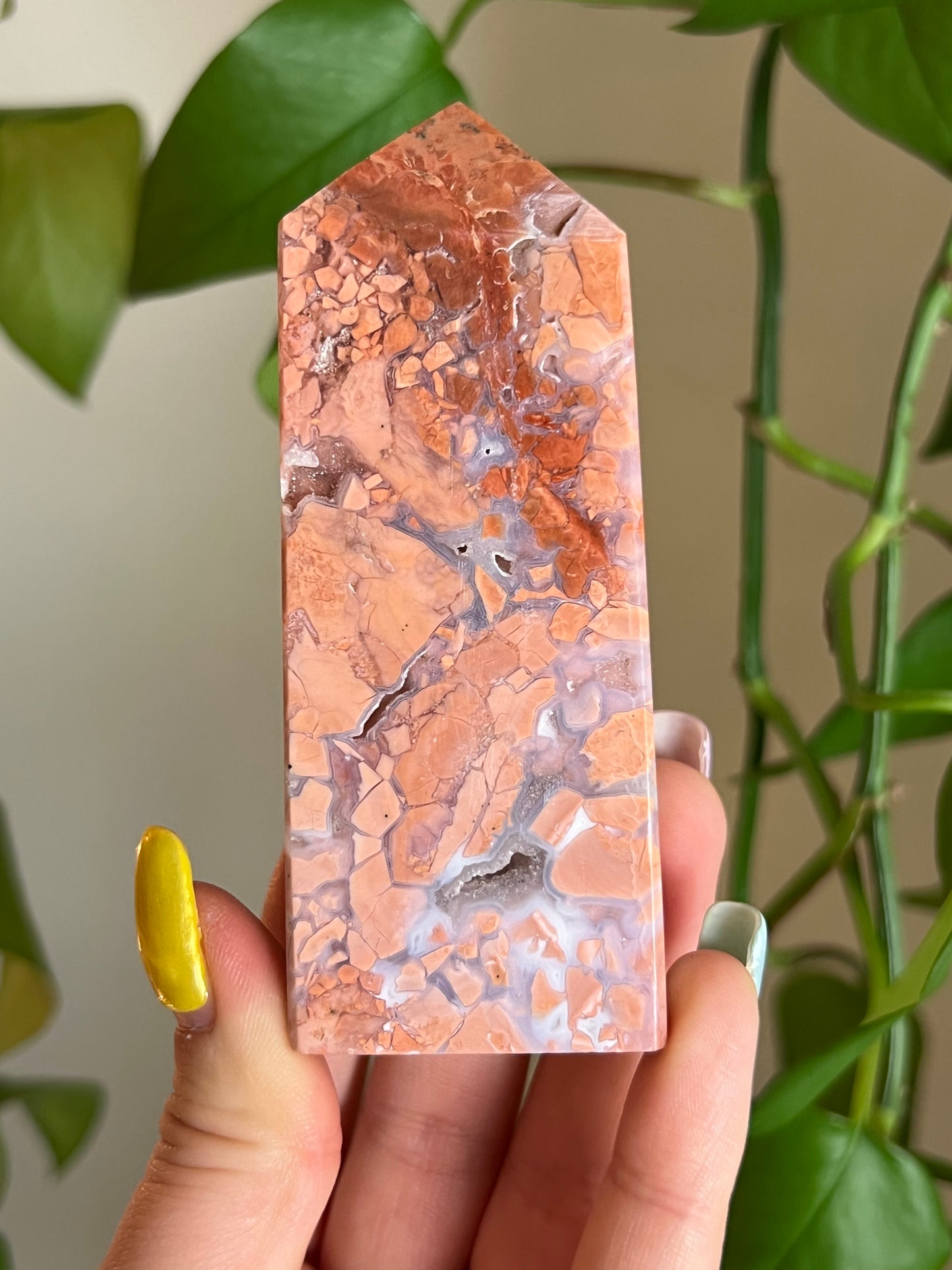 Cotton Candy Agate Tower - C