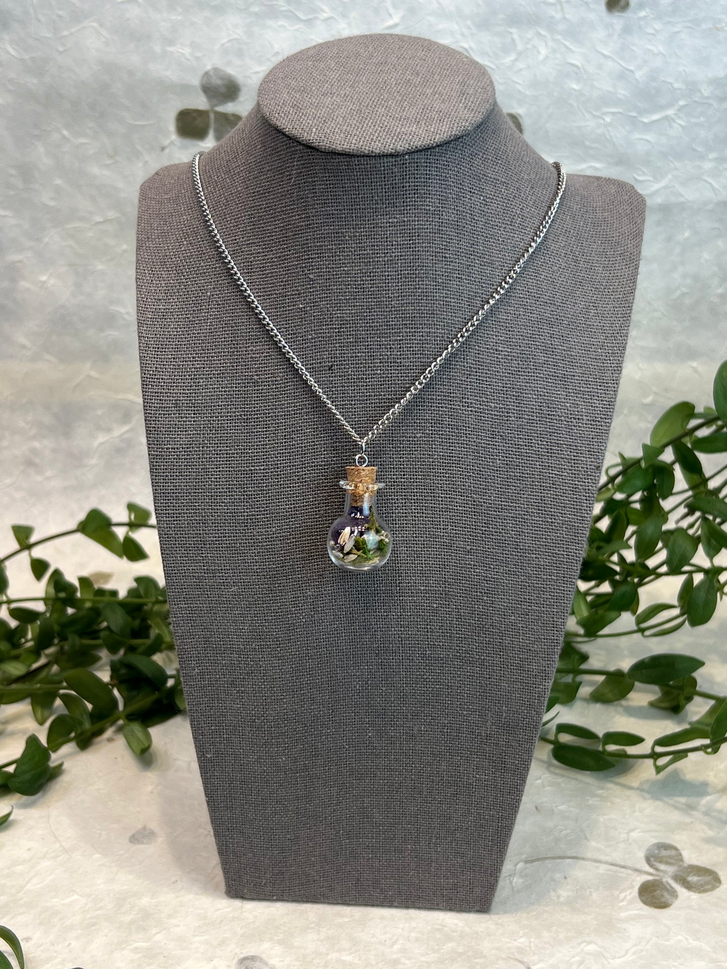 Spell Jar Healing Intention Necklaces