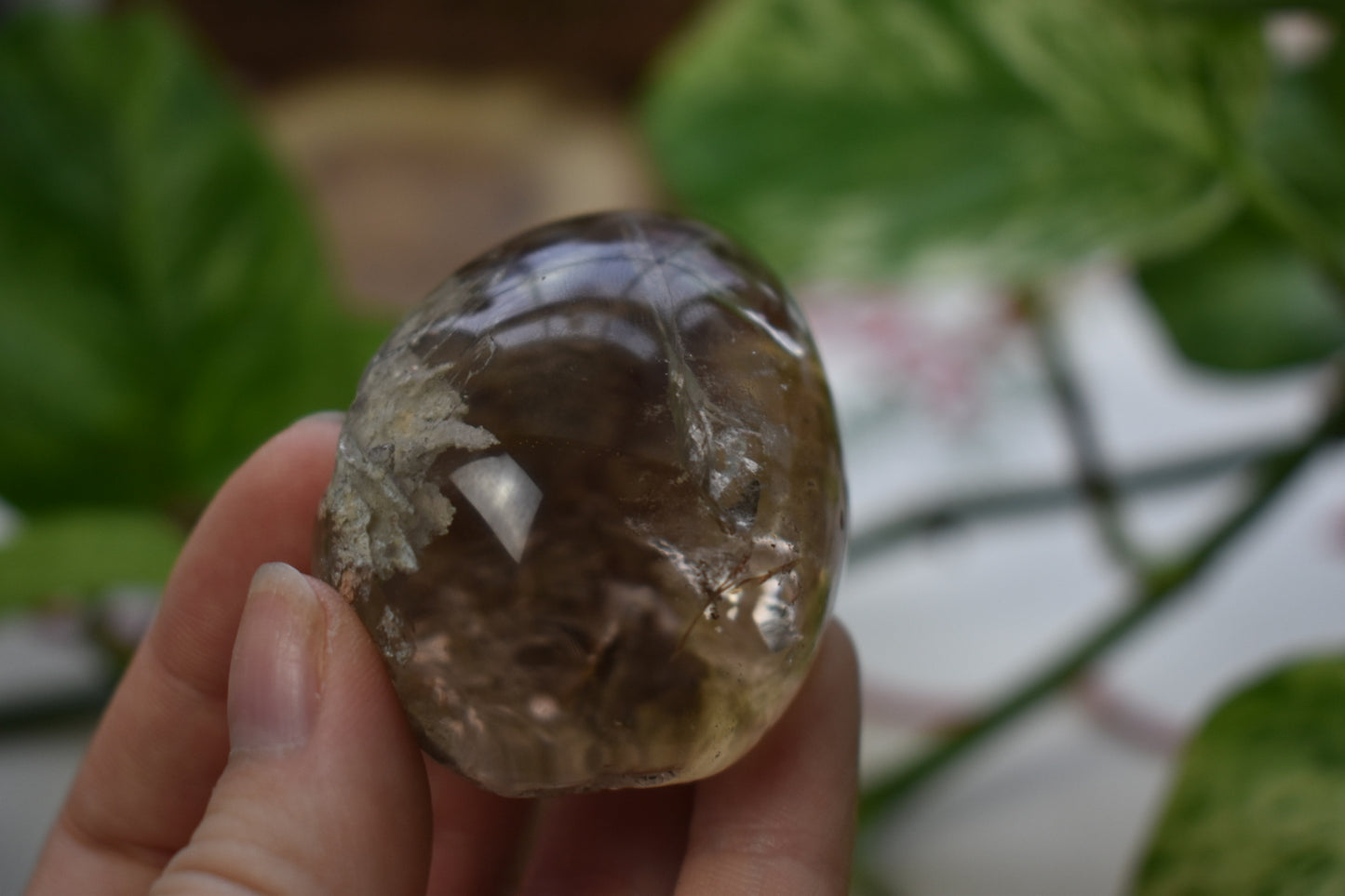 Smoky Garden Quartz Lense