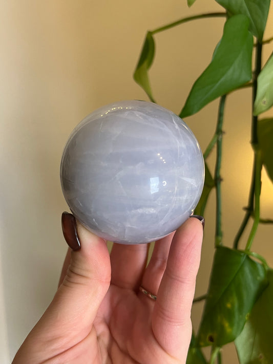 Blue Rose Quartz Large Sphere