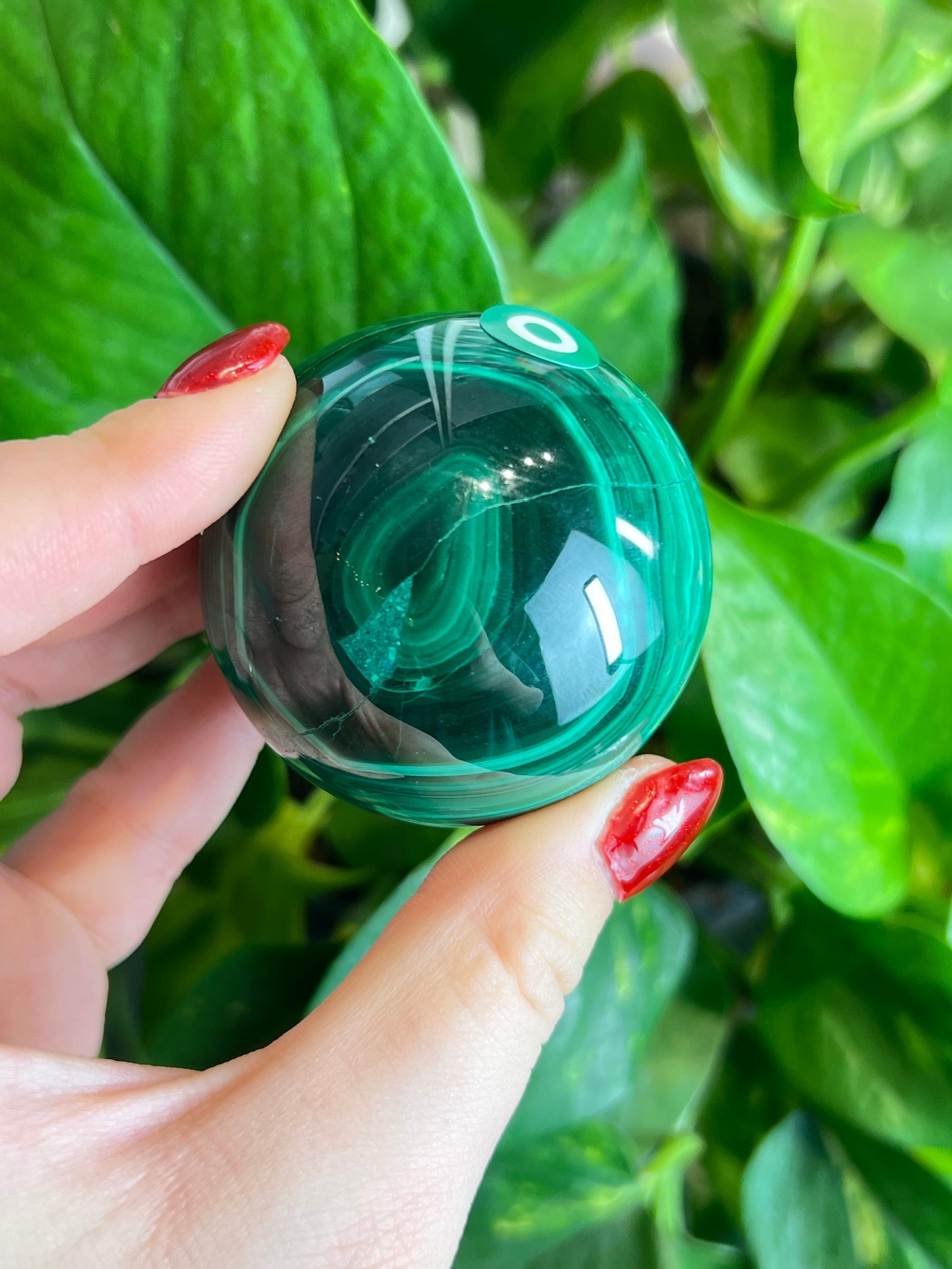 Malachite x Chrysocolla Sphere - O