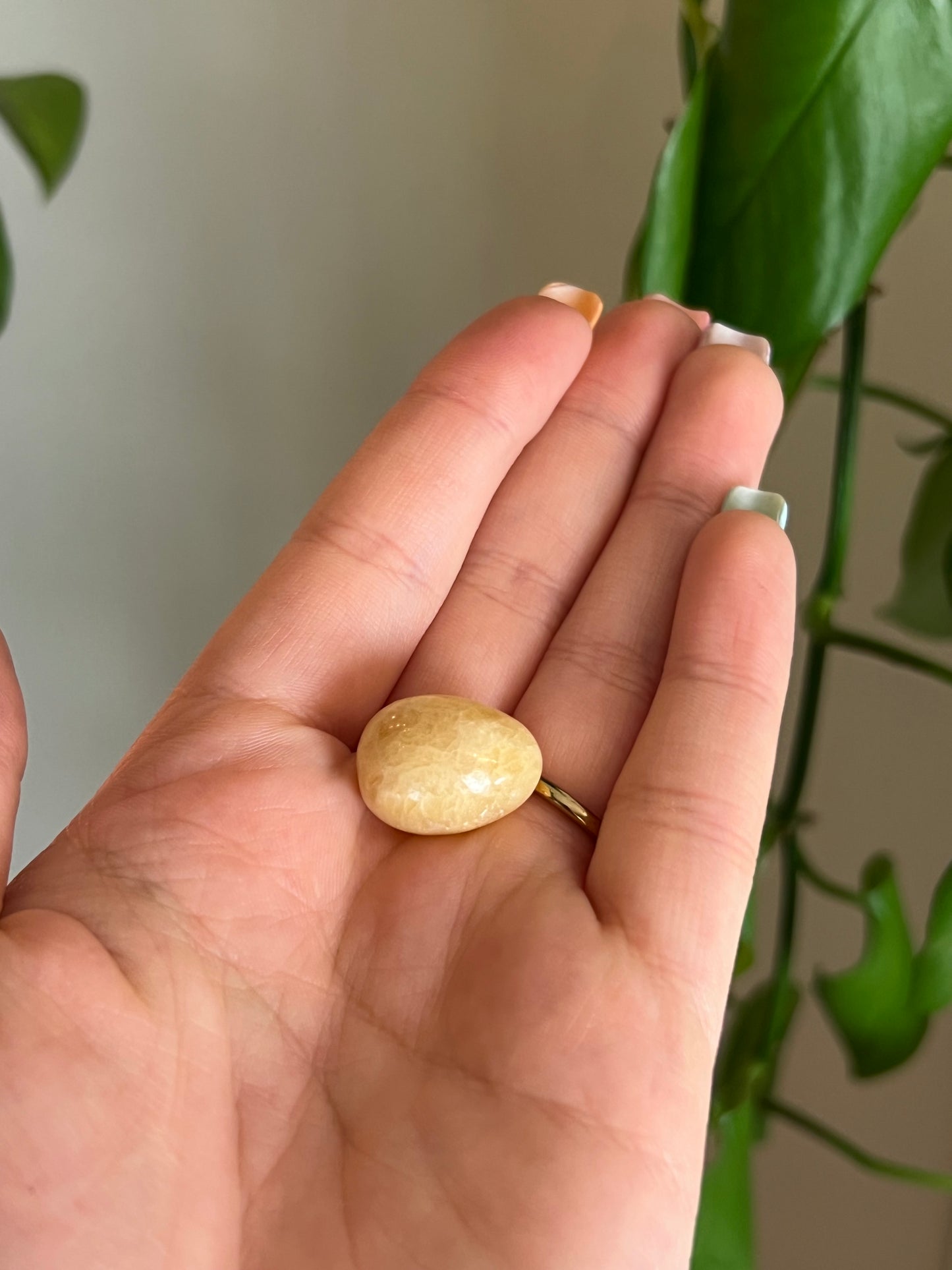 Yellow Calcite Mini Egg