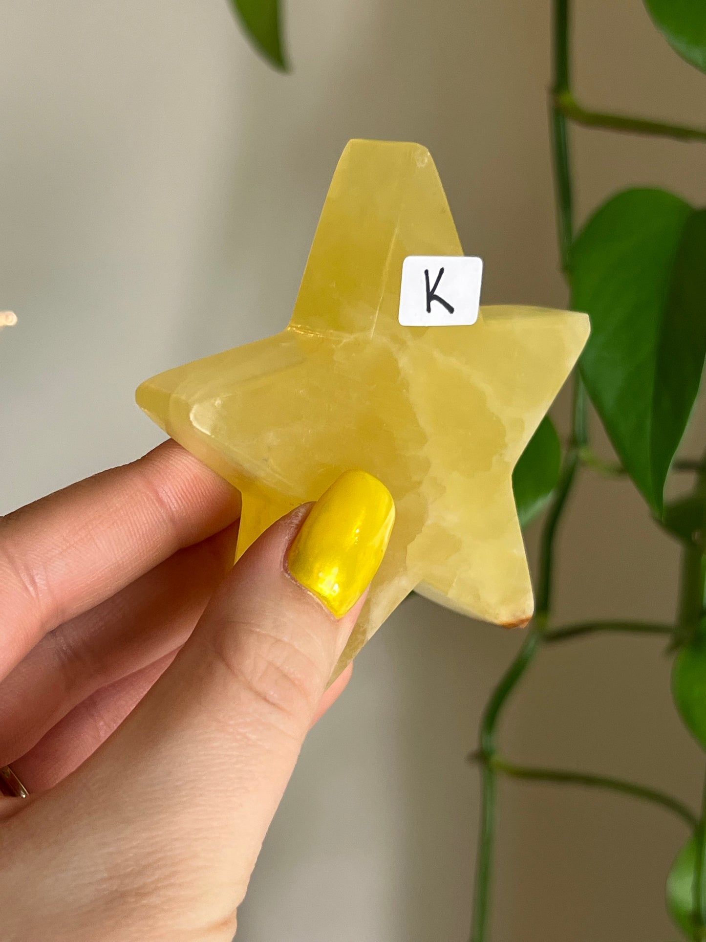 Lemon Calcite Star K